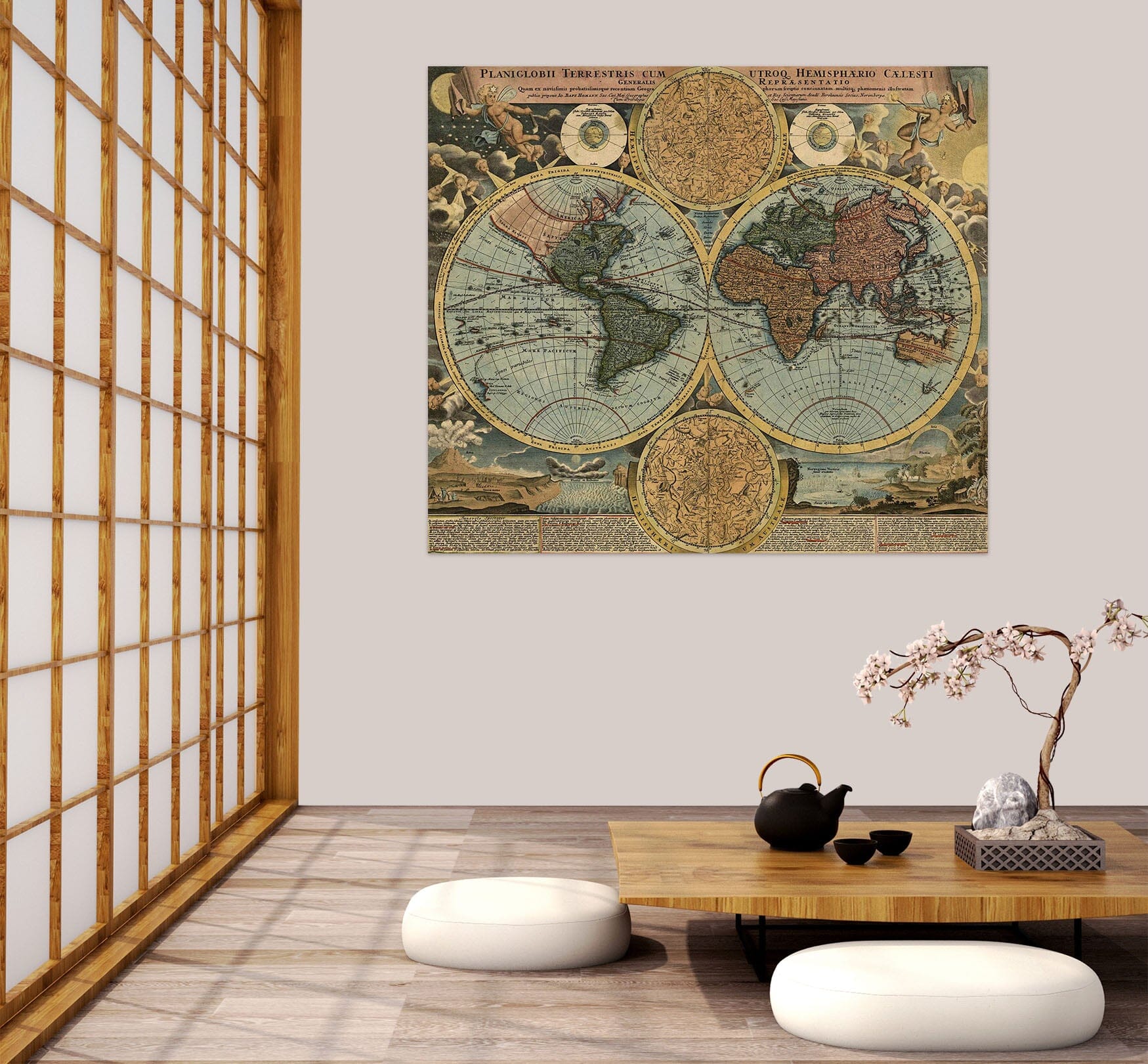 3D Big World 120 World Map Wall Sticker Wallpaper AJ Wallpaper 2 