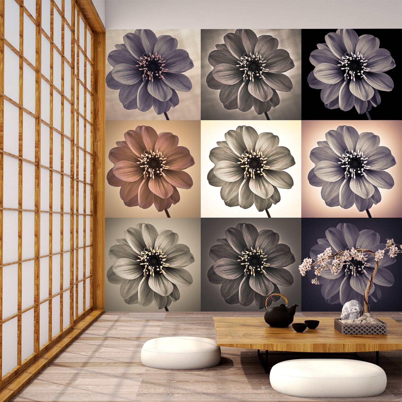 3D Modern Petals 1410 Assaf Frank Wall Mural Wall Murals Wallpaper AJ Wallpaper 2 