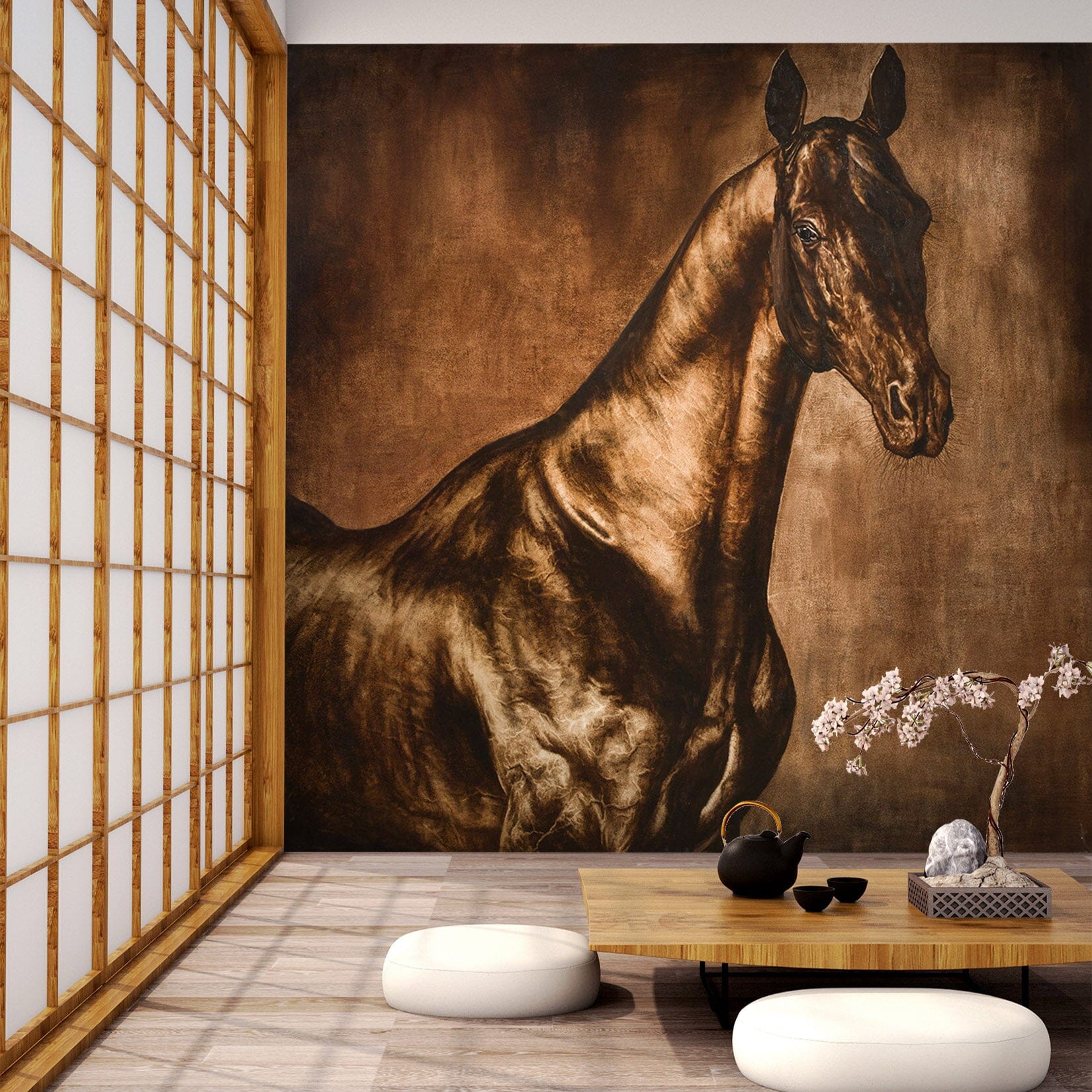 3D Prairie Horse 235 Wall Murals Wallpaper AJ Wallpaper 2 