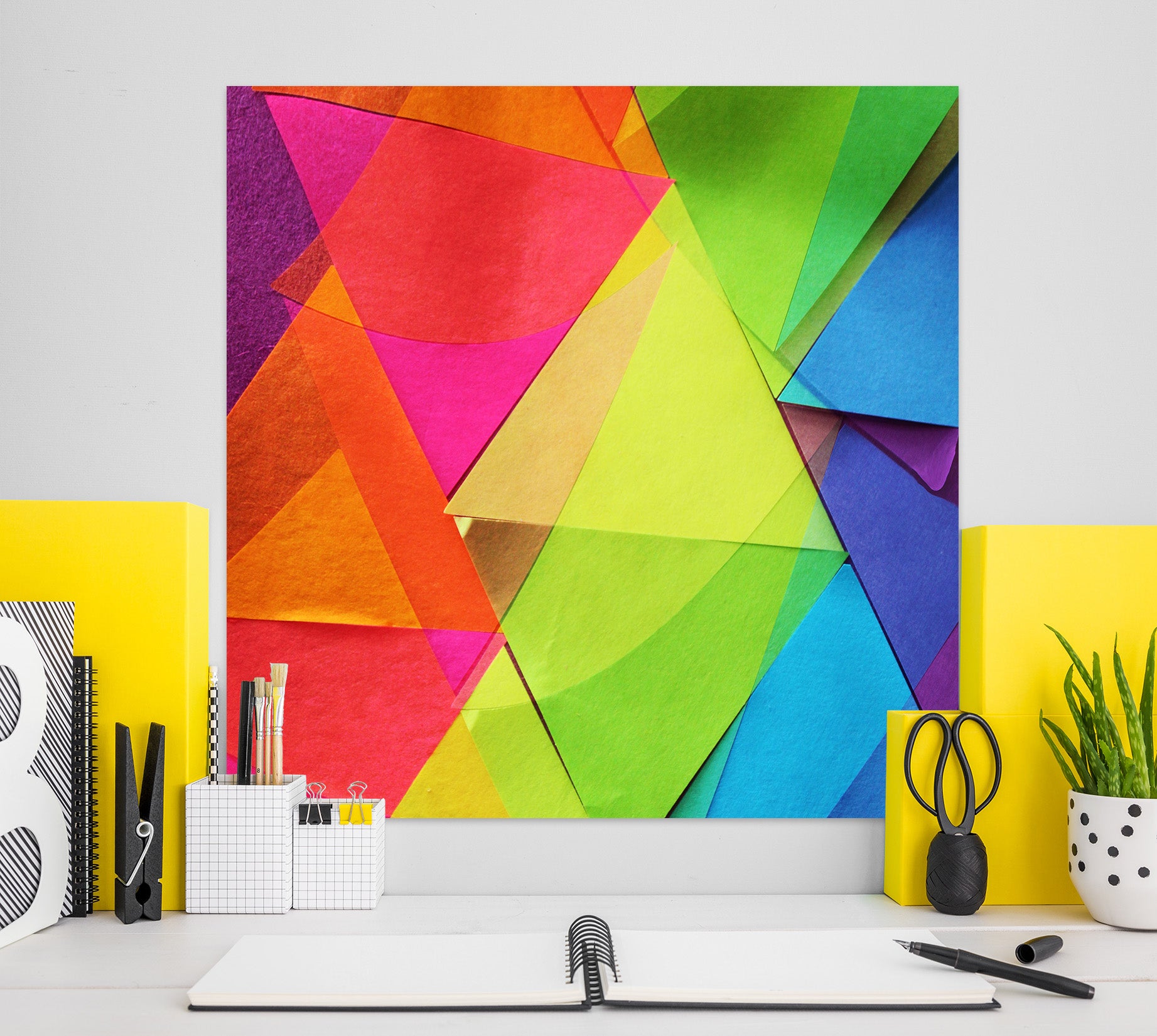 3D Triangle Color 70153 Shandra Smith Wall Sticker