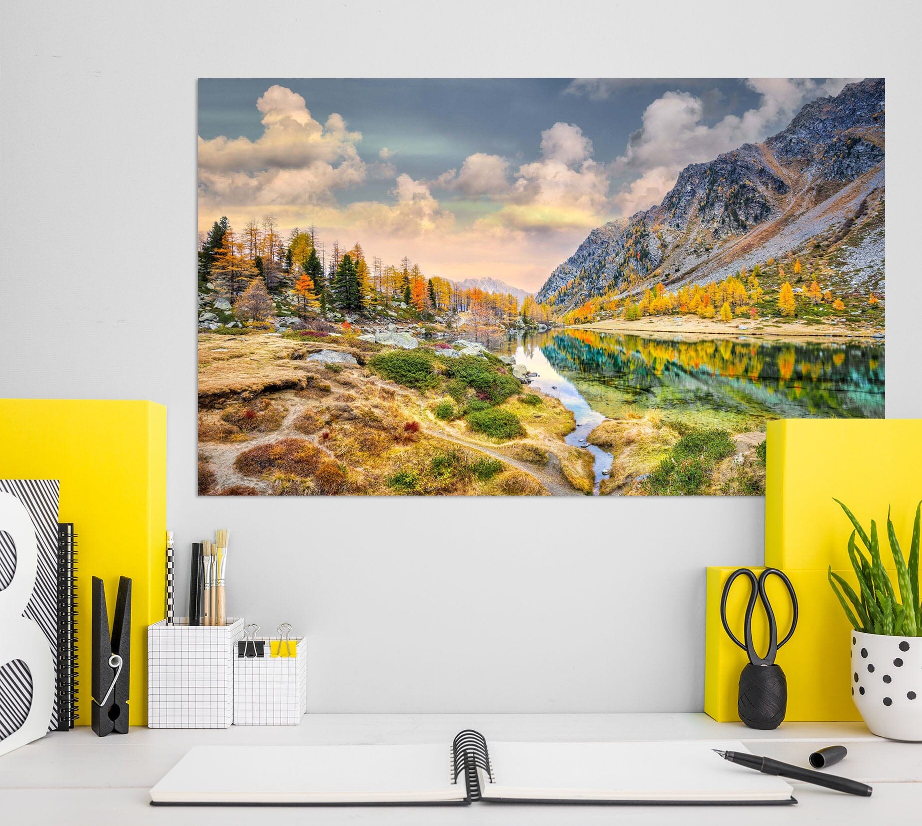 3D Forest Lake 108 Marco Carmassi Wall Sticker Wallpaper AJ Wallpaper 2 