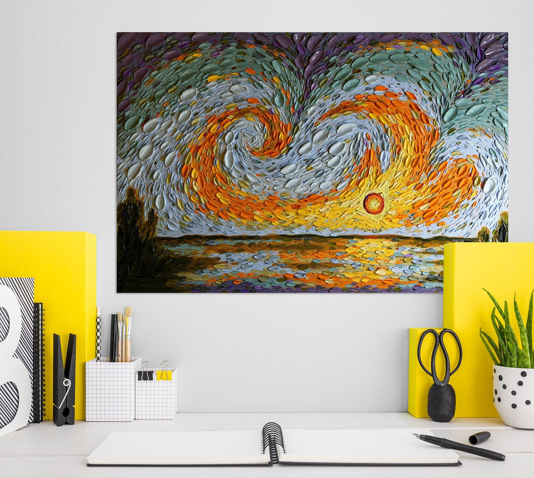 3D Sunset Shell 013 Dena Tollefson Wall Sticker Wallpaper AJ Wallpaper 2 