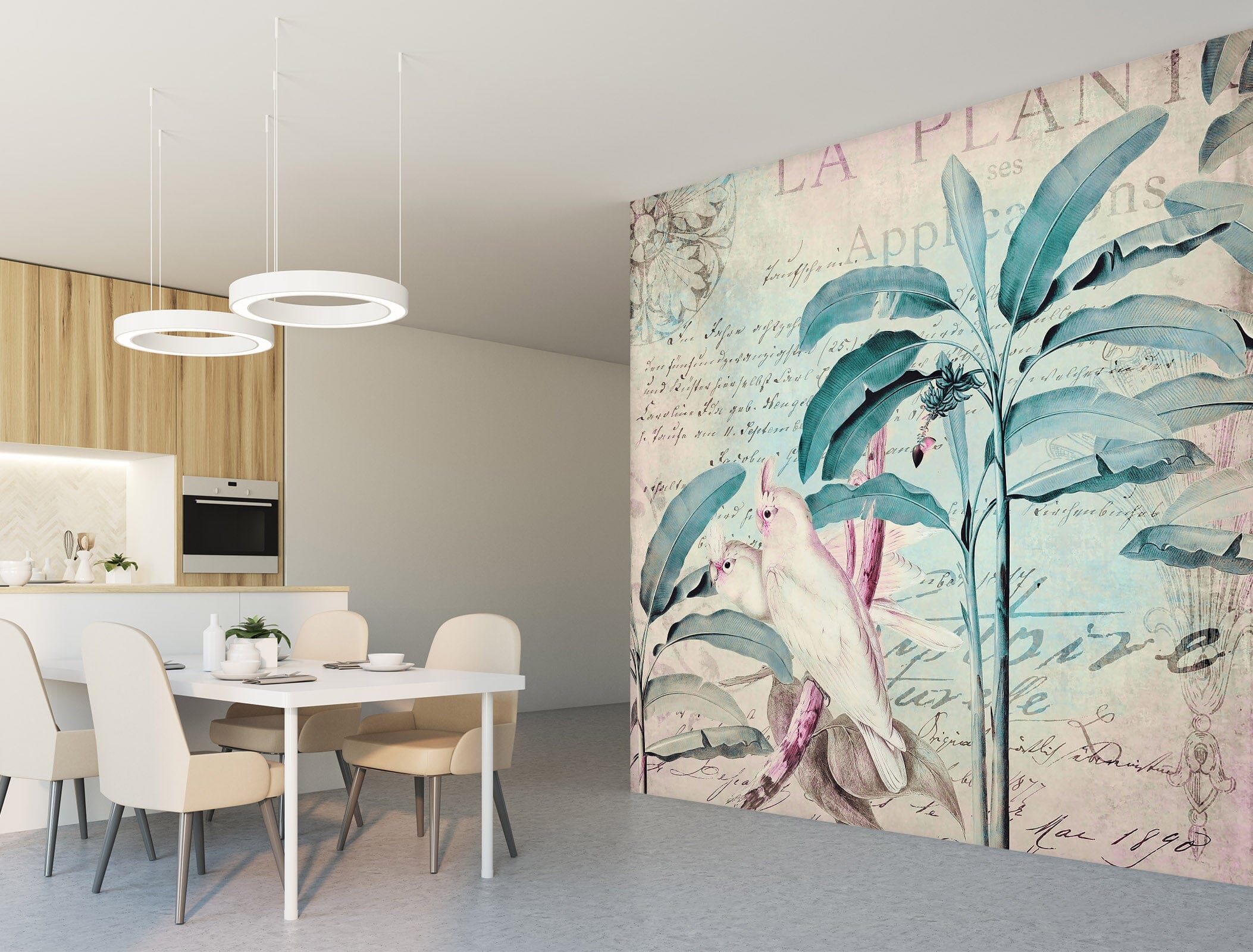 3D White Bird 1424 Andrea haase Wall Mural Wall Murals Wallpaper AJ Wallpaper 2 