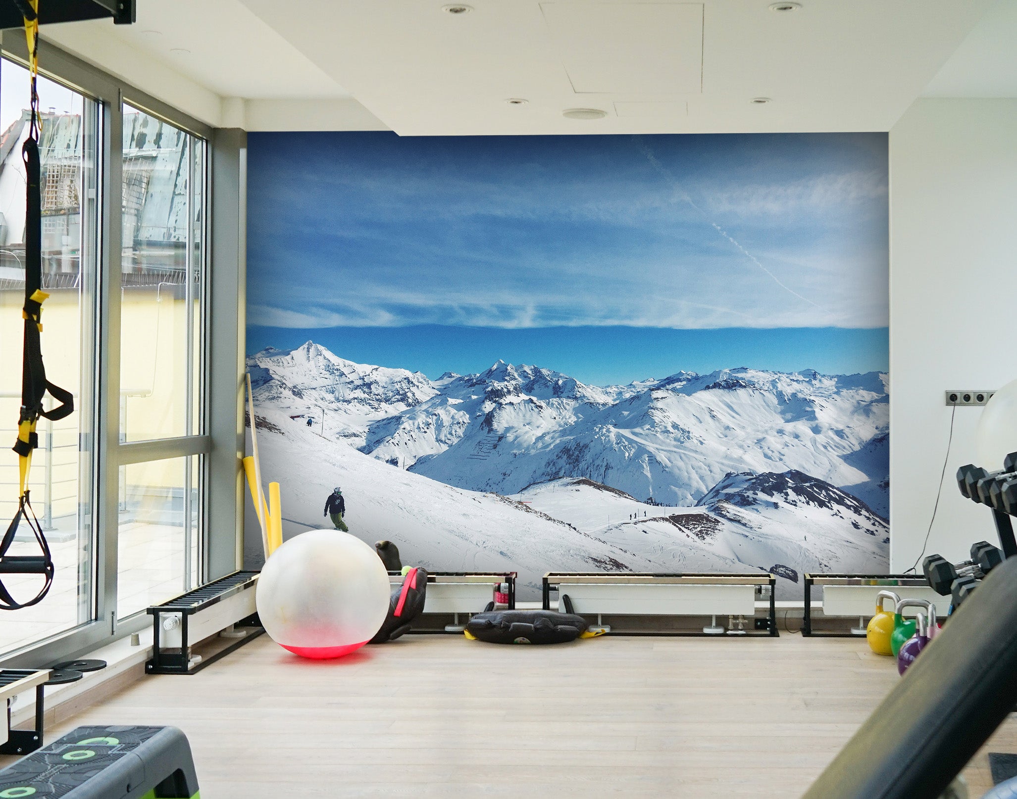3D Snow Mountain 022 Wall Murals Wallpaper AJ Wallpaper 2 