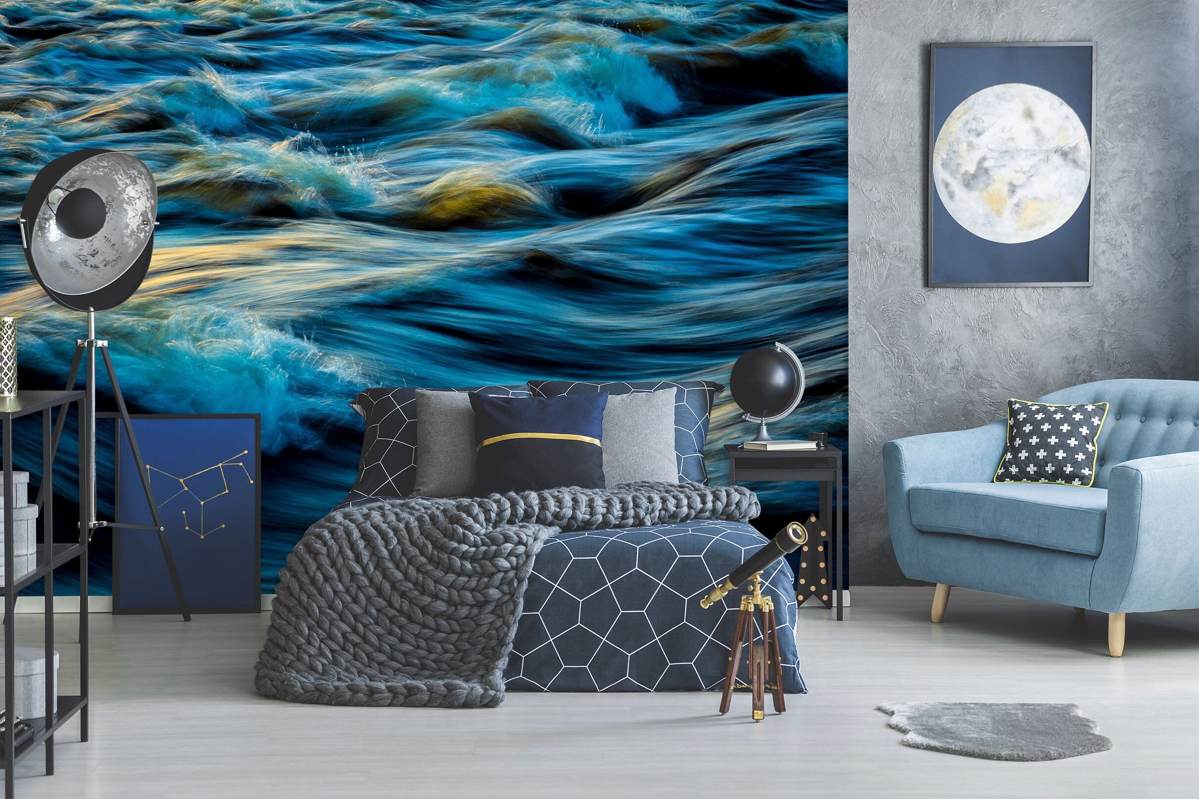 3D Sea Wave 2036 Wall Murals Wallpaper AJ Wallpaper 2 