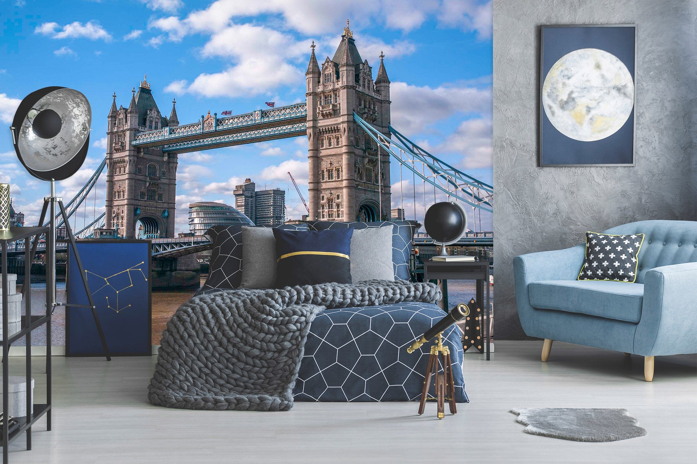 3D Tower Bridge 1402 Assaf Frank Wall Mural Wall Murals Wallpaper AJ Wallpaper 2 