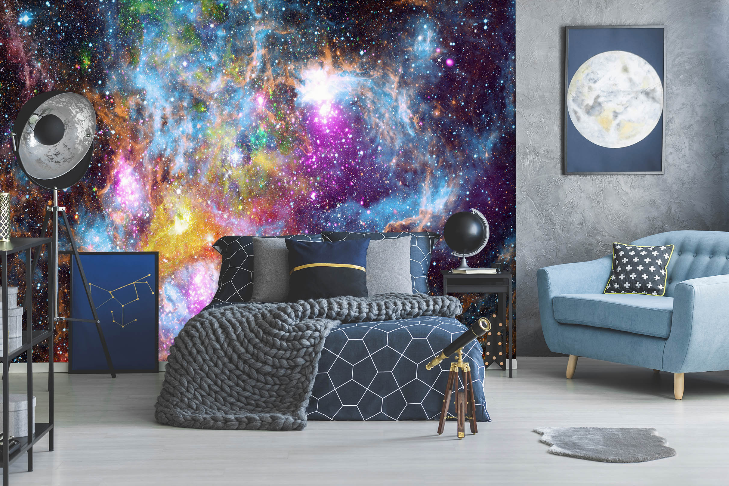 3D Color Starry Sky 1137 Wall Murals
