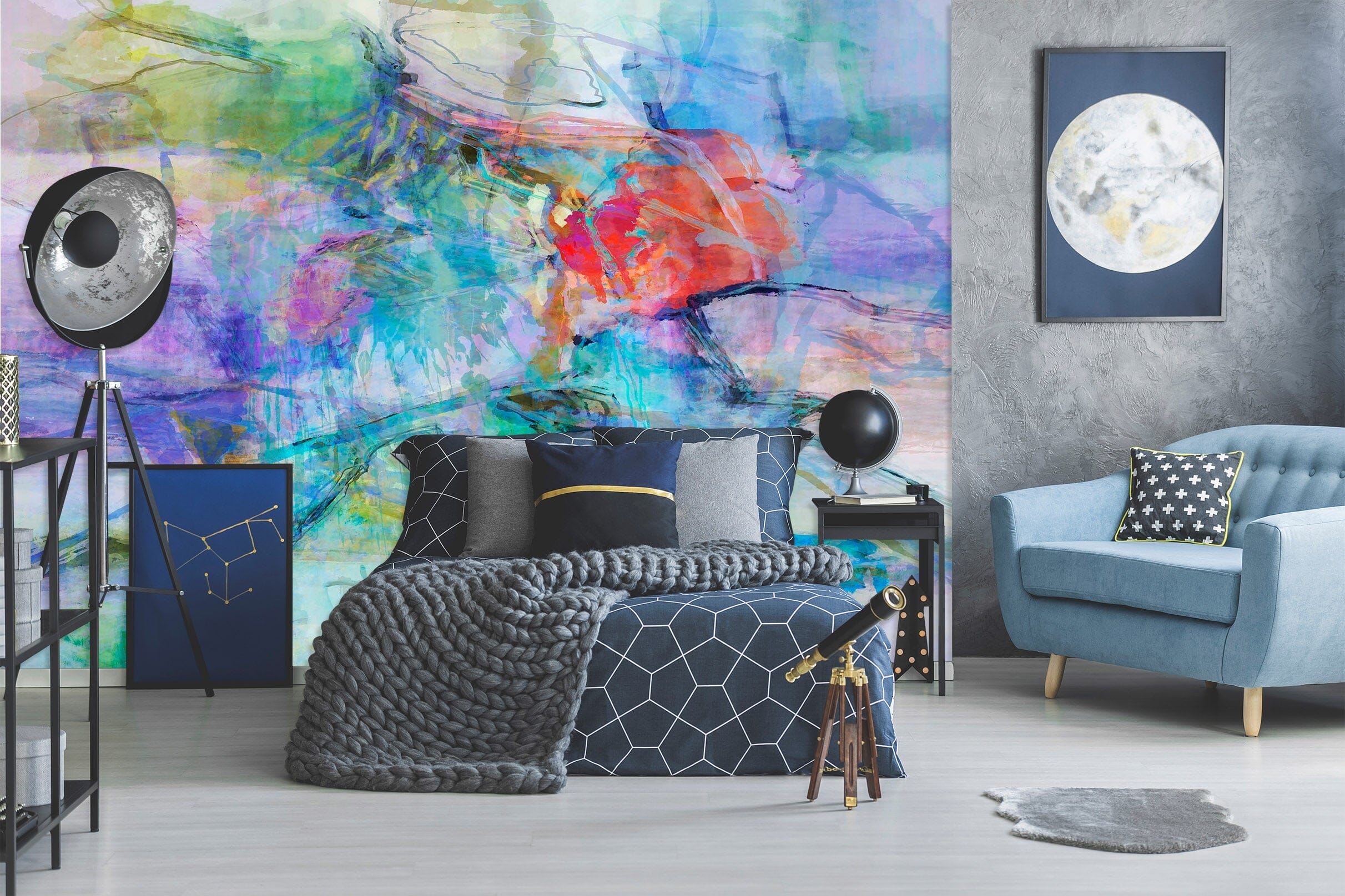 3D Painted Pattern 1521 Michael Tienhaara Wall Mural Wall Murals Wallpaper AJ Wallpaper 2 