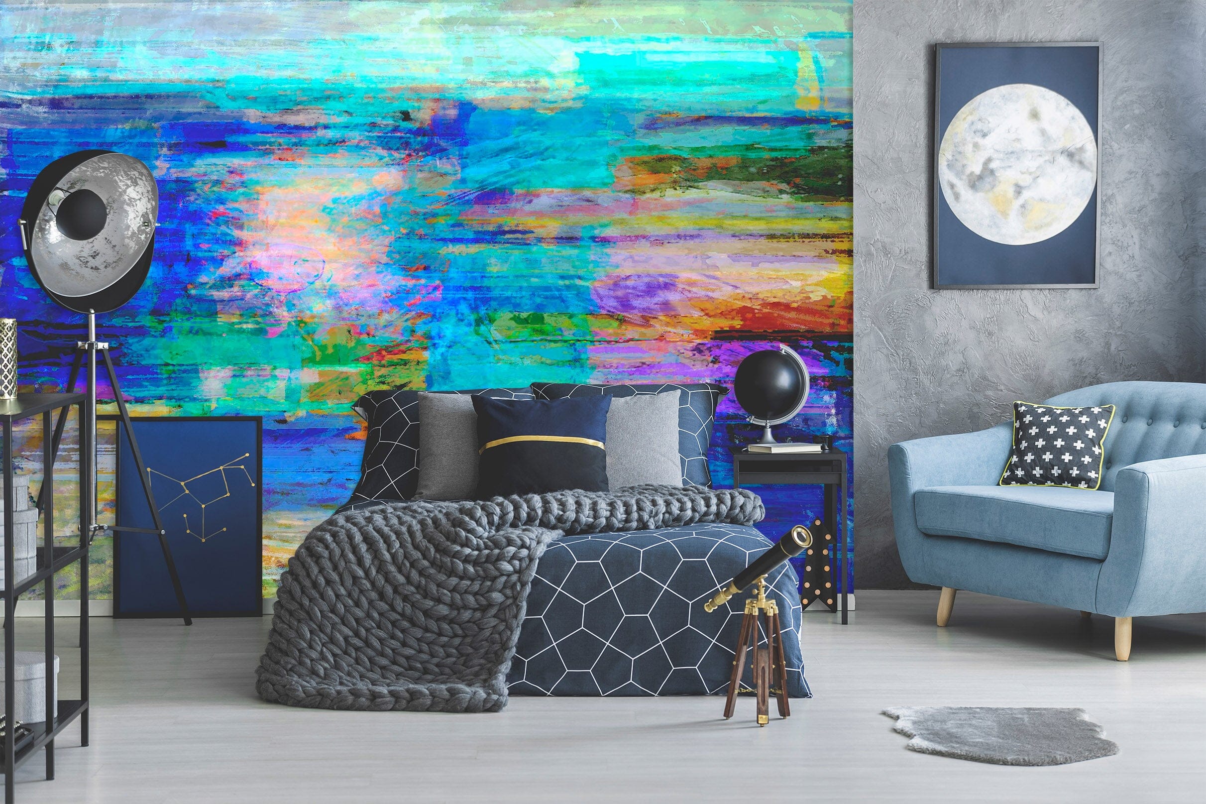 3D Blue Sea 1509 Michael Tienhaara Wall Mural Wall Murals Wallpaper AJ Wallpaper 2 