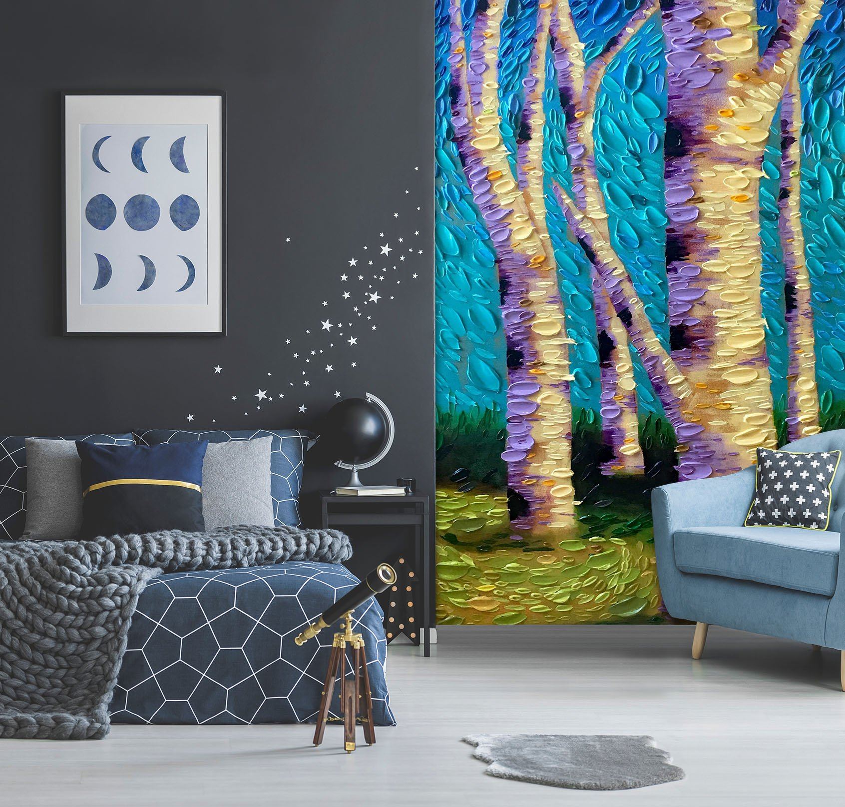 3D Abstract Tree 1399 Dena Tollefson Wall Mural Wall Murals Wallpaper AJ Wallpaper 2 