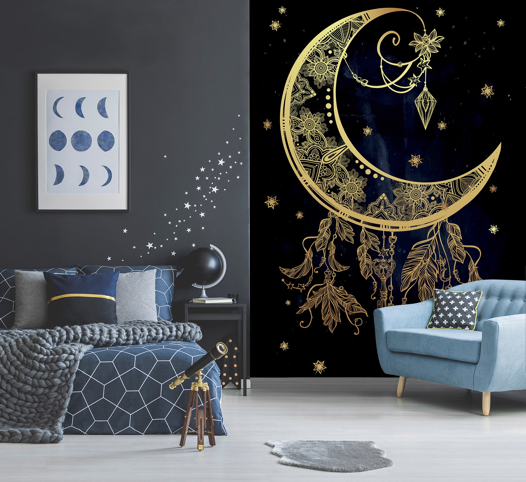3D Moon 58107 Wall Murals