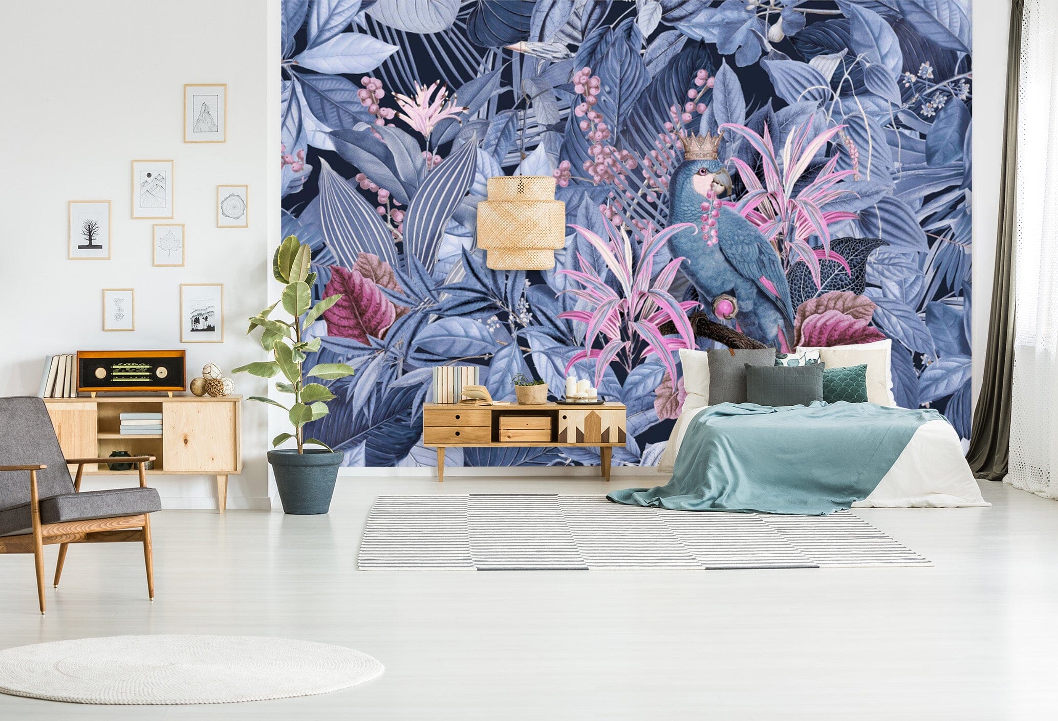 3D Purple Forest 1004 Andrea haase Wall Mural Wall Murals Wallpaper AJ Wallpaper 2 