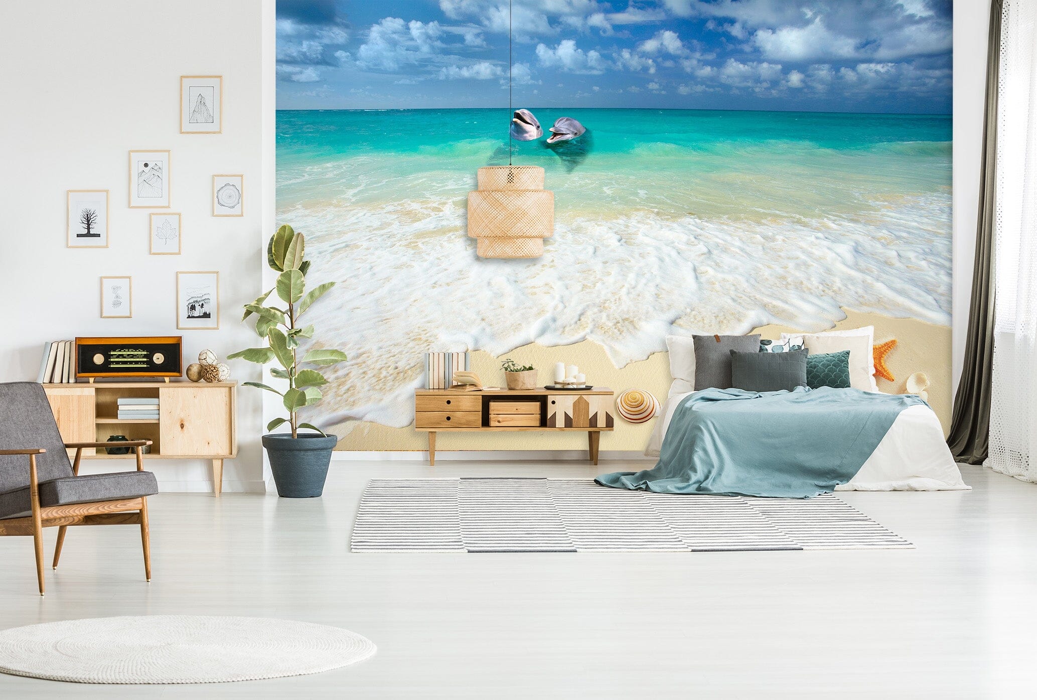 3D Beach Shells 1602 Wall Muralss Wallpaper AJ Wallpaper 2 