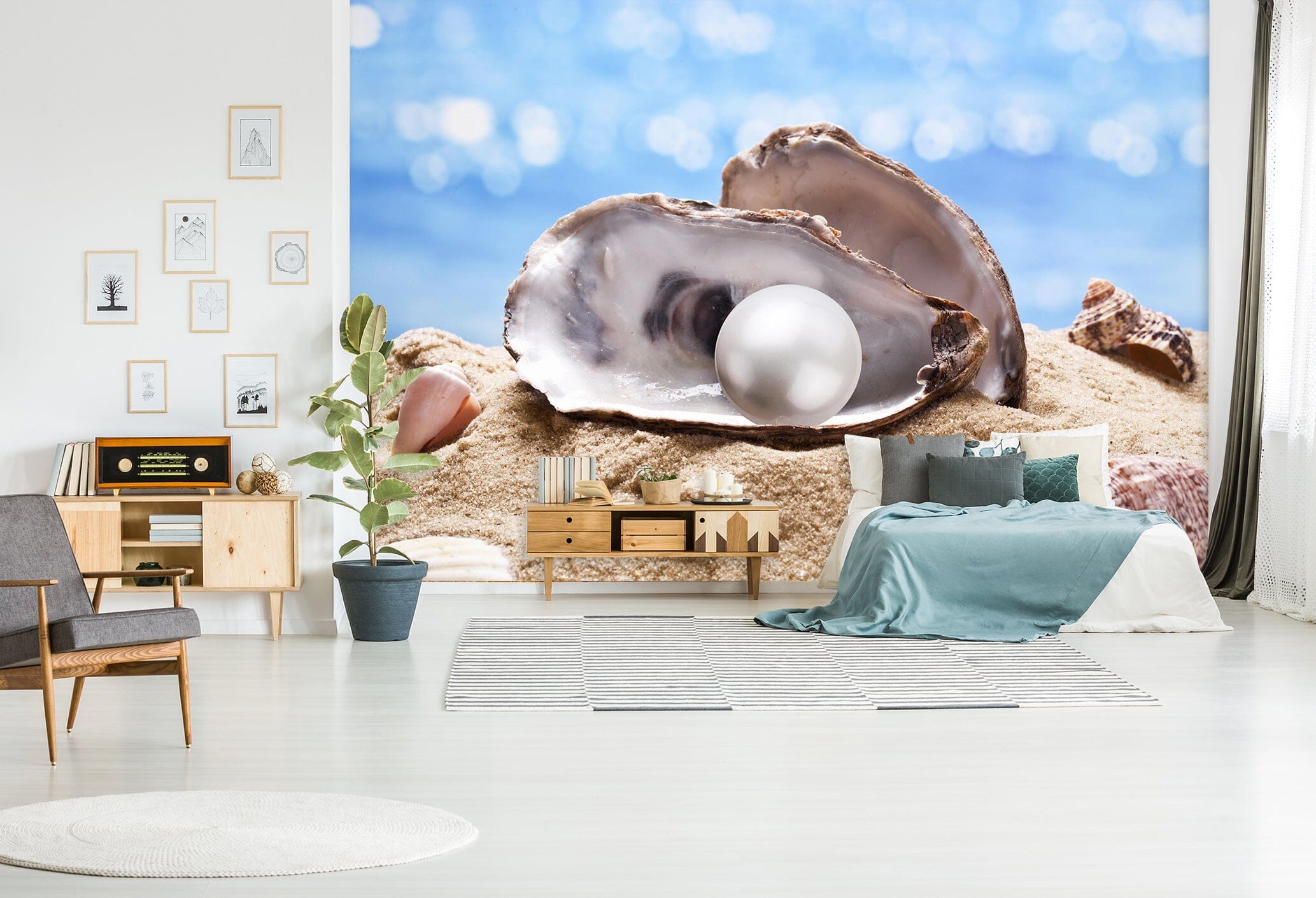 3D Shell Pearl 2008 Wall Murals Wallpaper AJ Wallpaper 2 