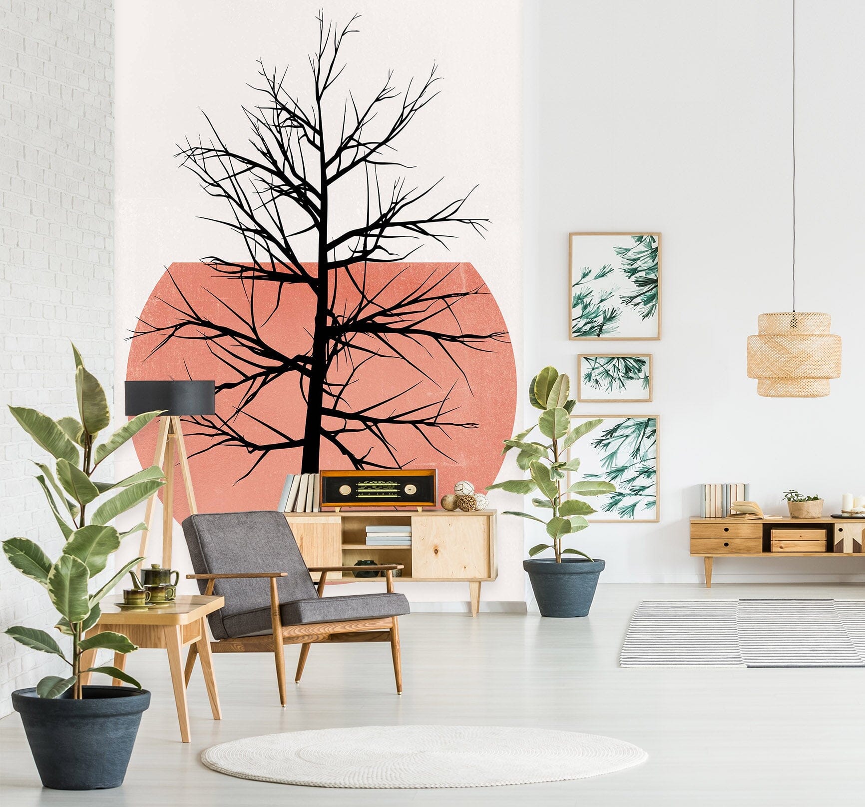 3D Twig Moon 1446 Boris Draschoff Wall Mural Wall Murals Wallpaper AJ Wallpaper 2 