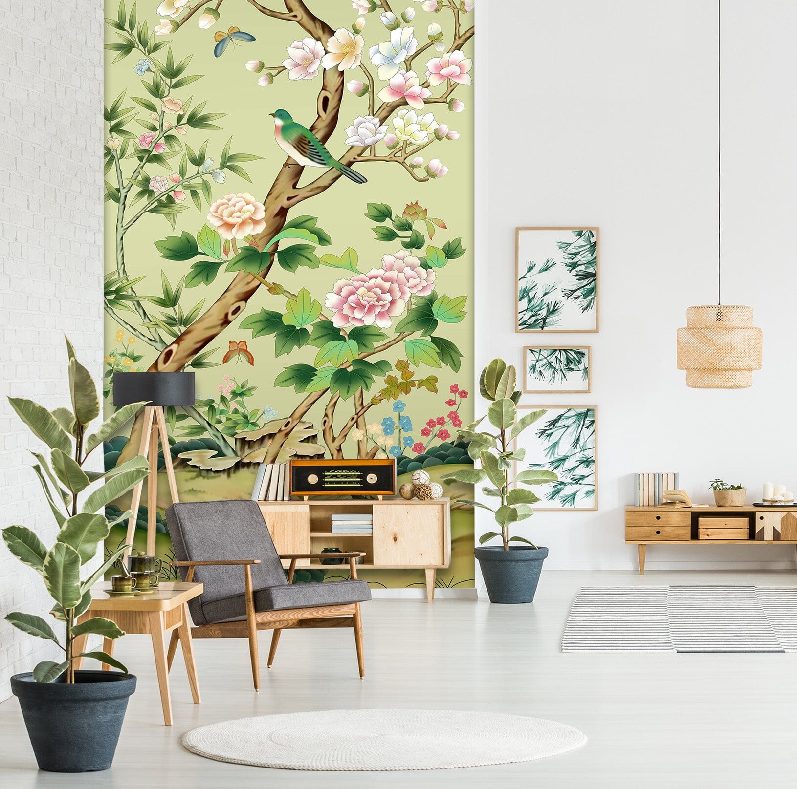 3D Flower Tree 1530 Wall Murals Wallpaper AJ Wallpaper 2 