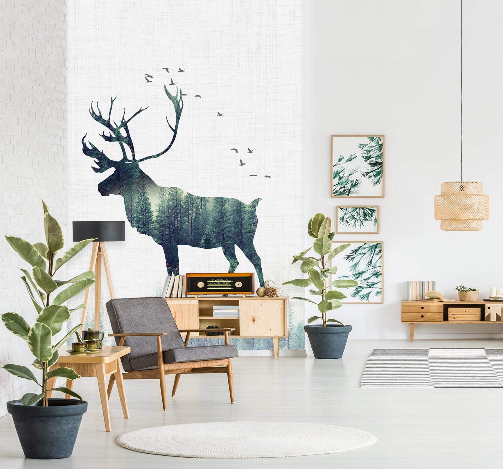 3D Black Elk 044 Wall Murals Wallpaper AJ Wallpaper 2 