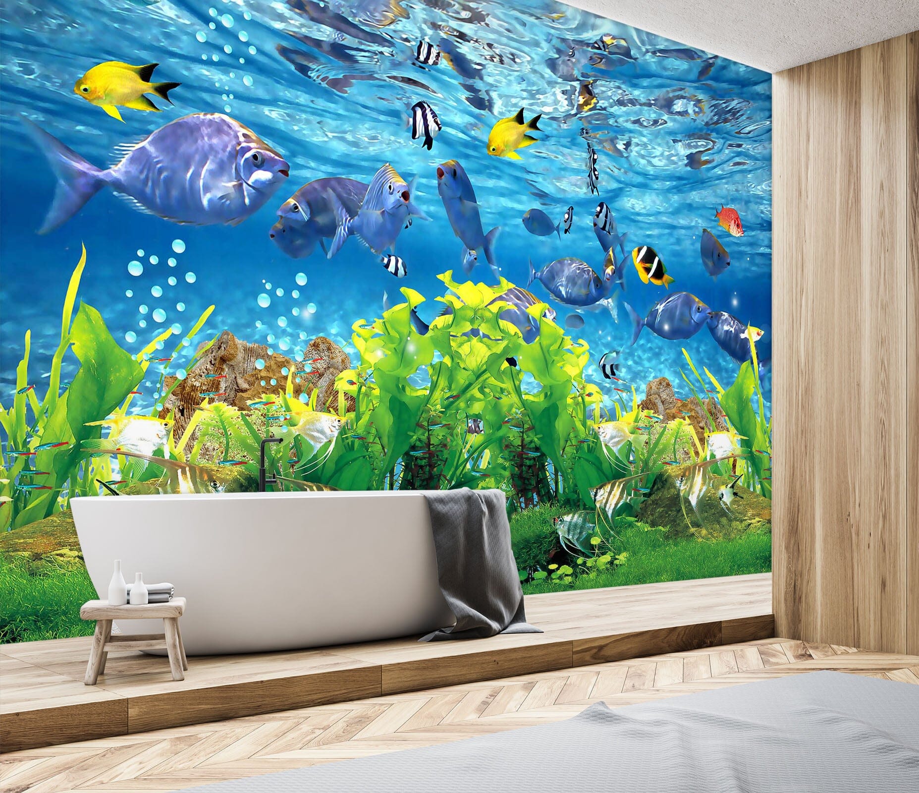 3D Underwater Park 1628 Wall Murals Wallpaper AJ Wallpaper 2 