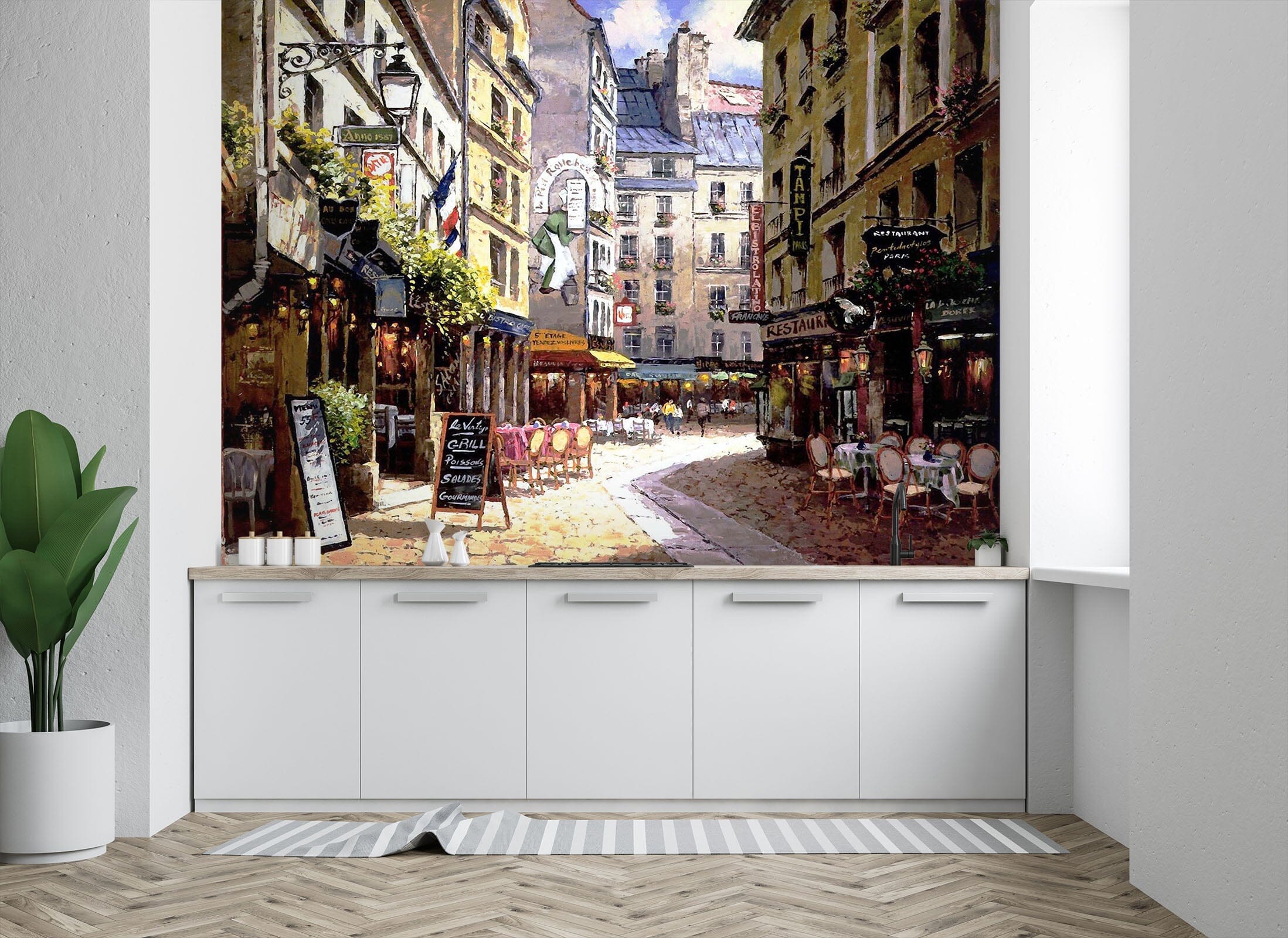3D Oil Painting Street 150 Wall Murals Wallpaper AJ Wallpaper 2 