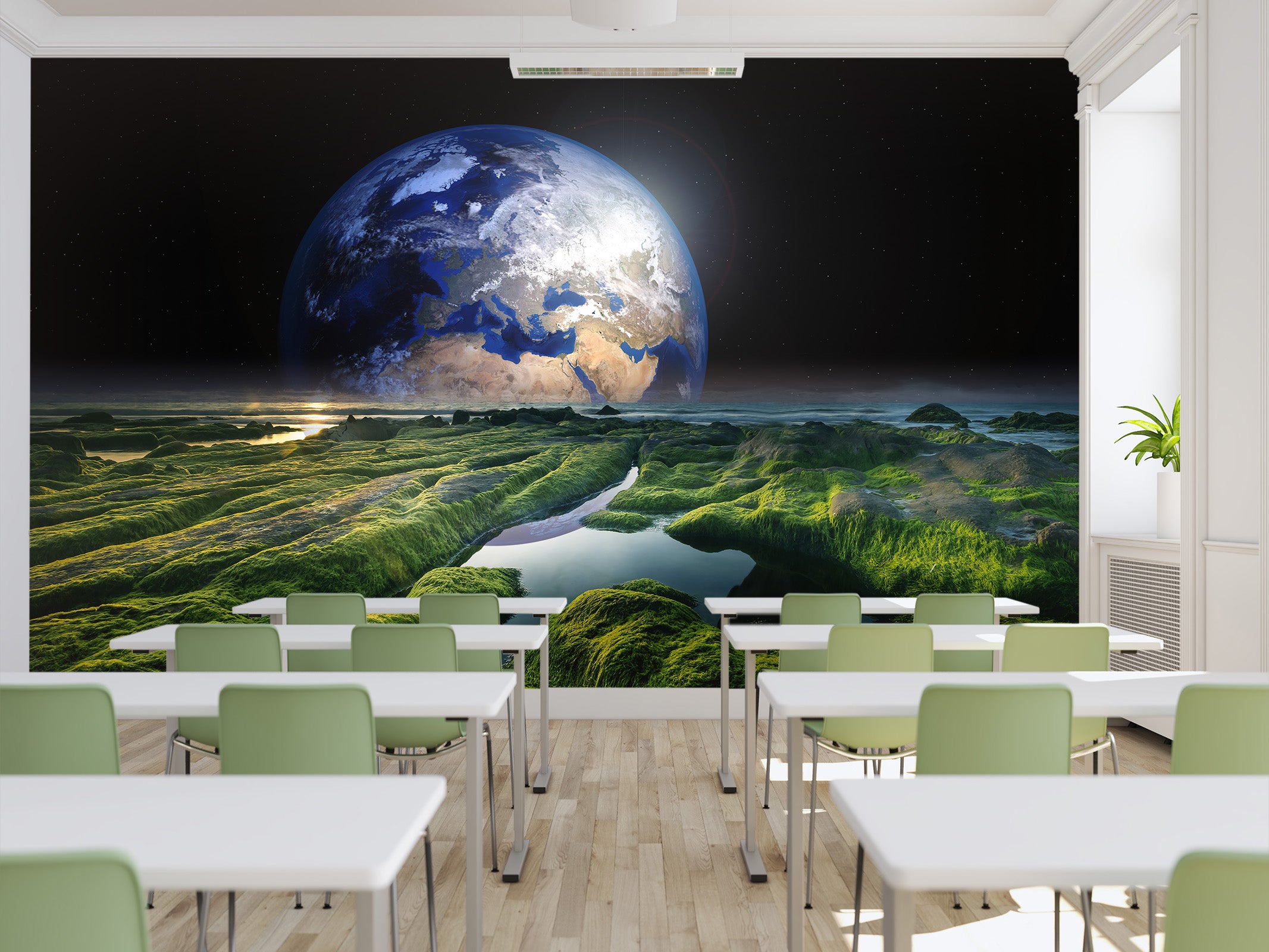 3D Earth Hillside 171 Wall Murals