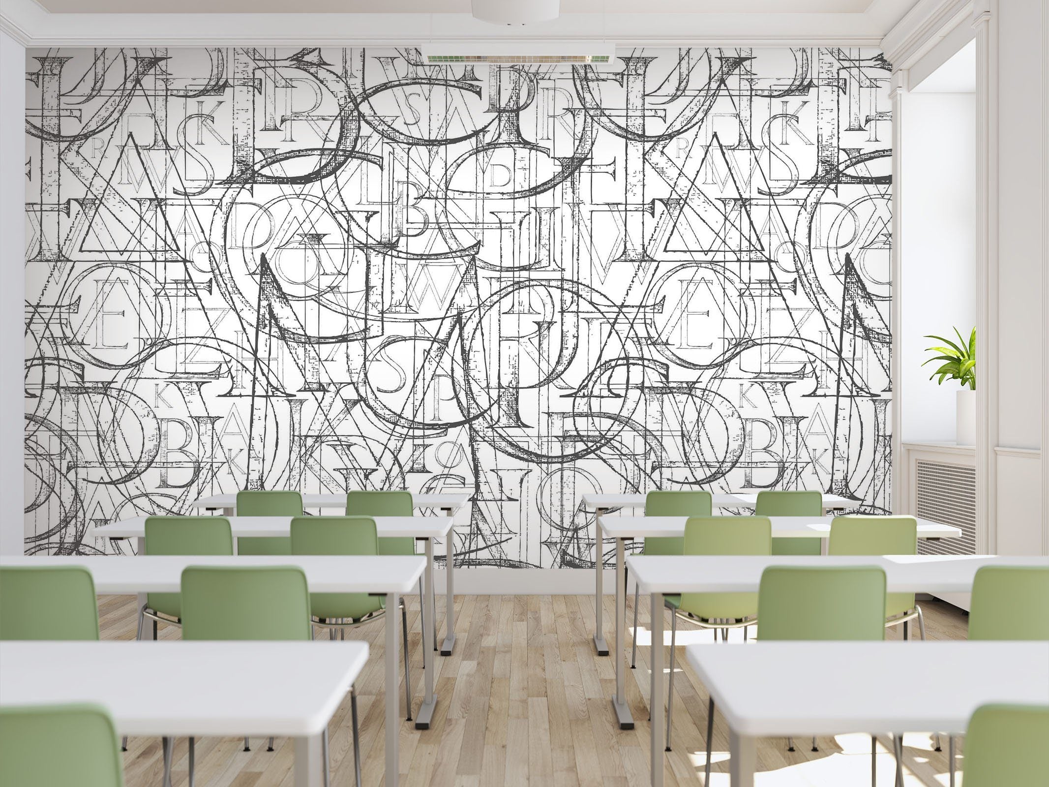 3D abstract letters 53 Wall Murals Wallpaper AJ Wallpaper 2 