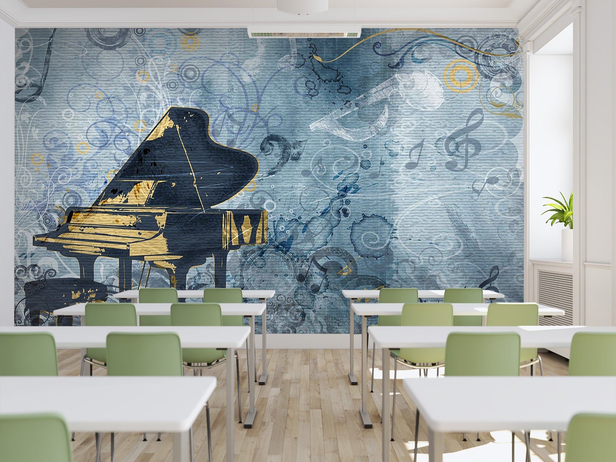3D piano 60 Wall Murals Wallpaper AJ Wallpaper 2 