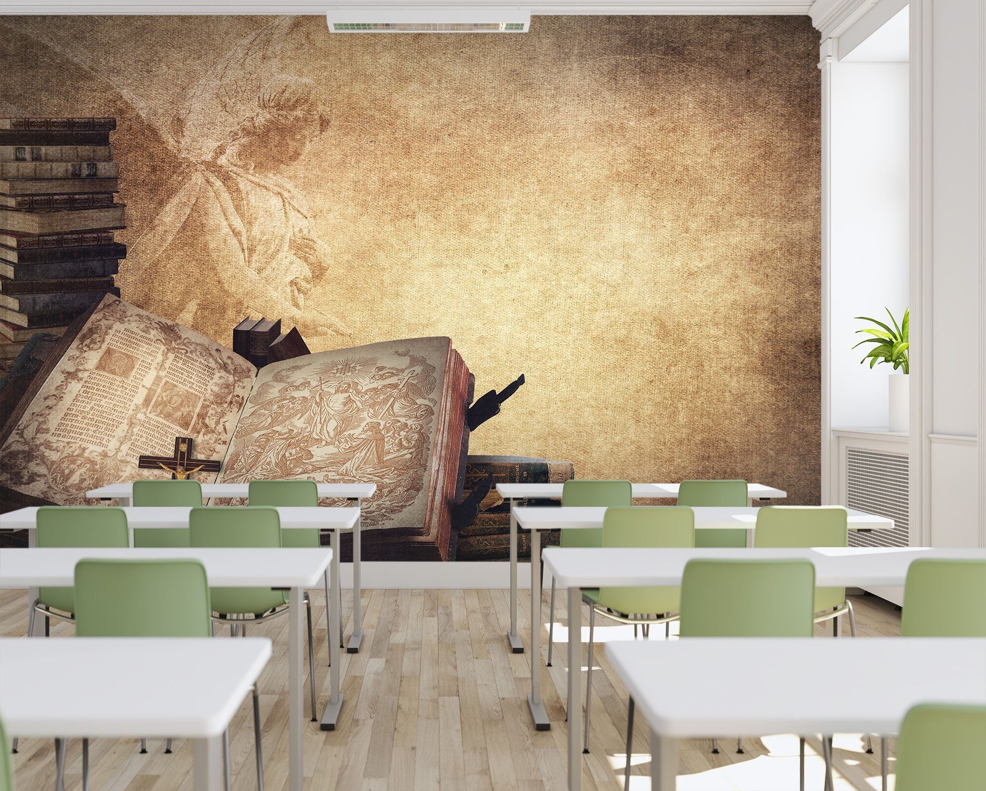 3D books 11 Wall Murals Wallpaper AJ Wallpaper 2 
