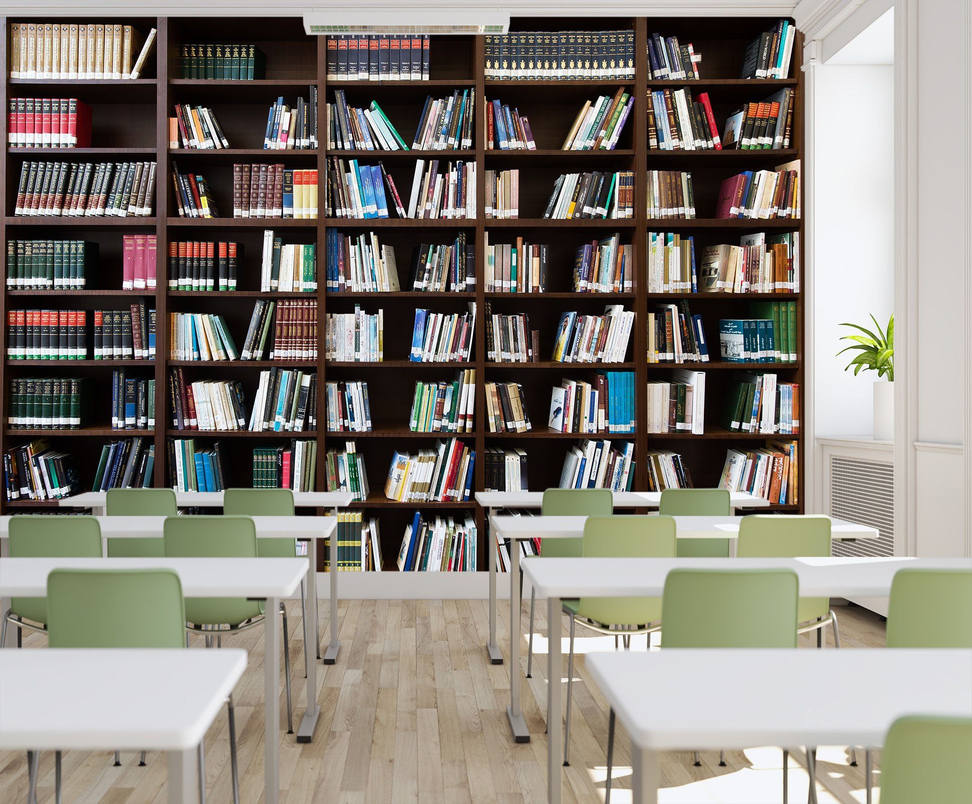 3D bookshelves 12 Wall Murals Wallpaper AJ Wallpaper 2 