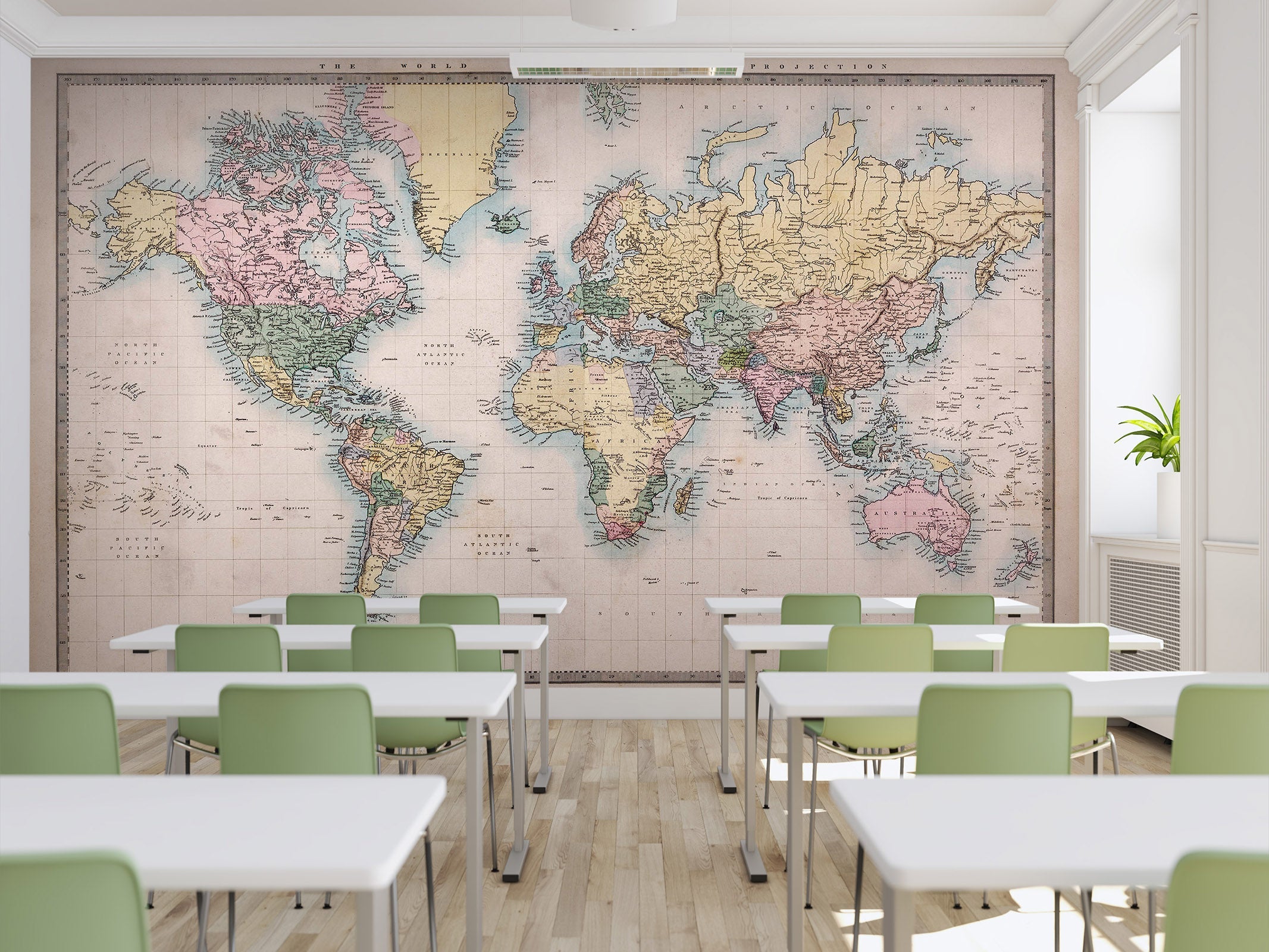 3D world map 49 Wall Murals Wallpaper AJ Wallpaper 2 