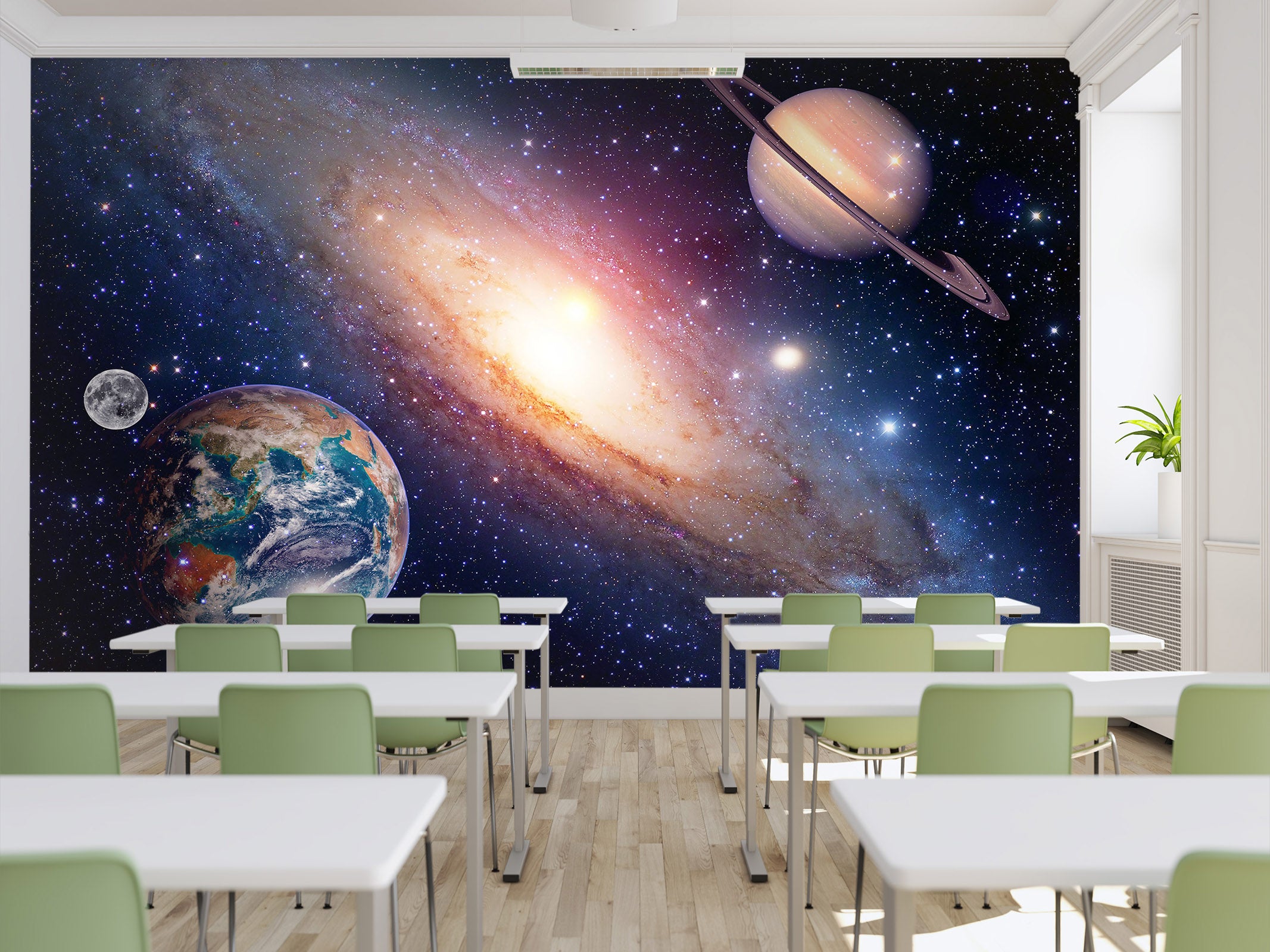 3D planets in the universe 52 Wall Murals Wallpaper AJ Wallpaper 2 