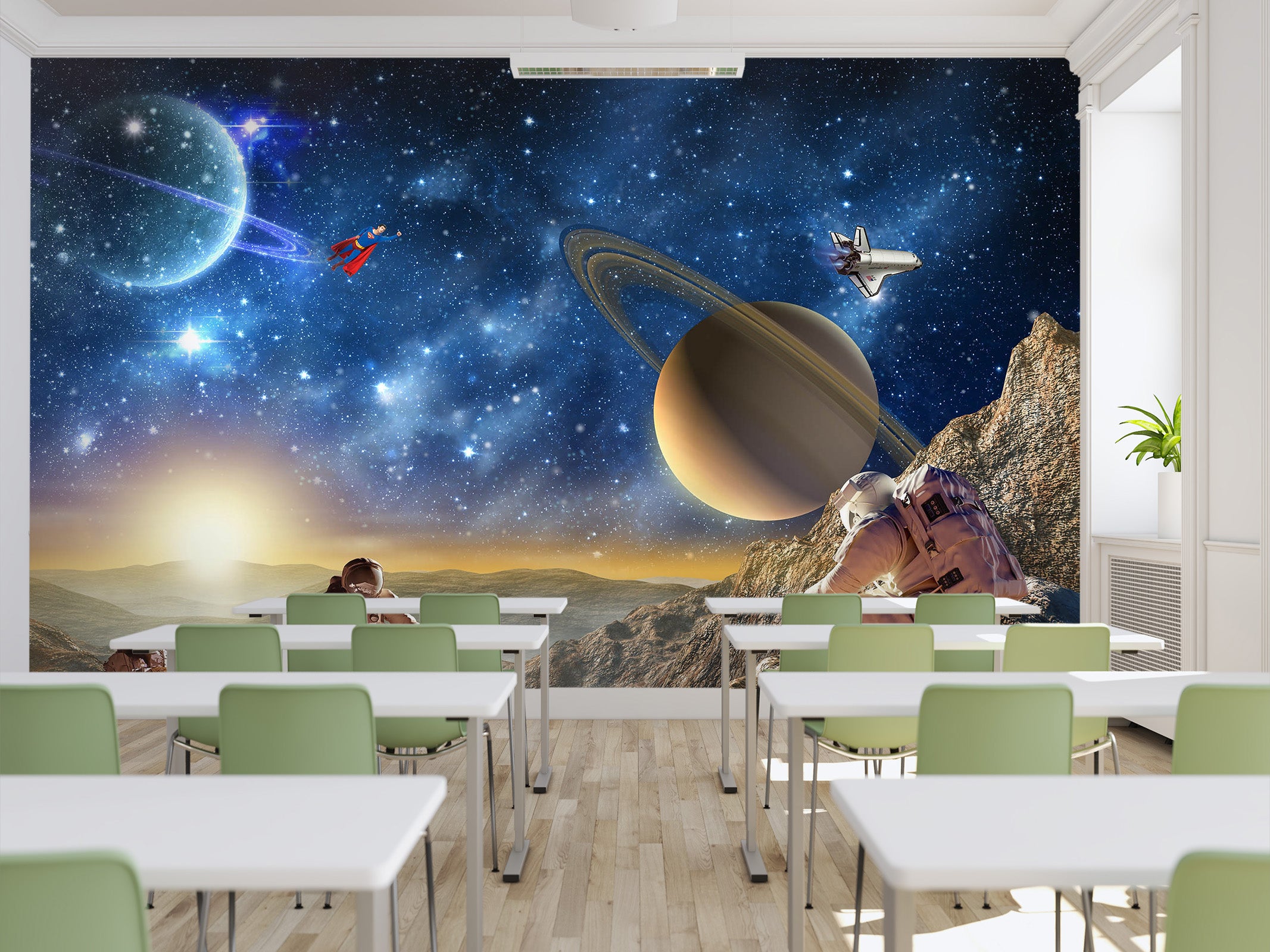 3D planets in the universe 45 Wall Murals Wallpaper AJ Wallpaper 2 