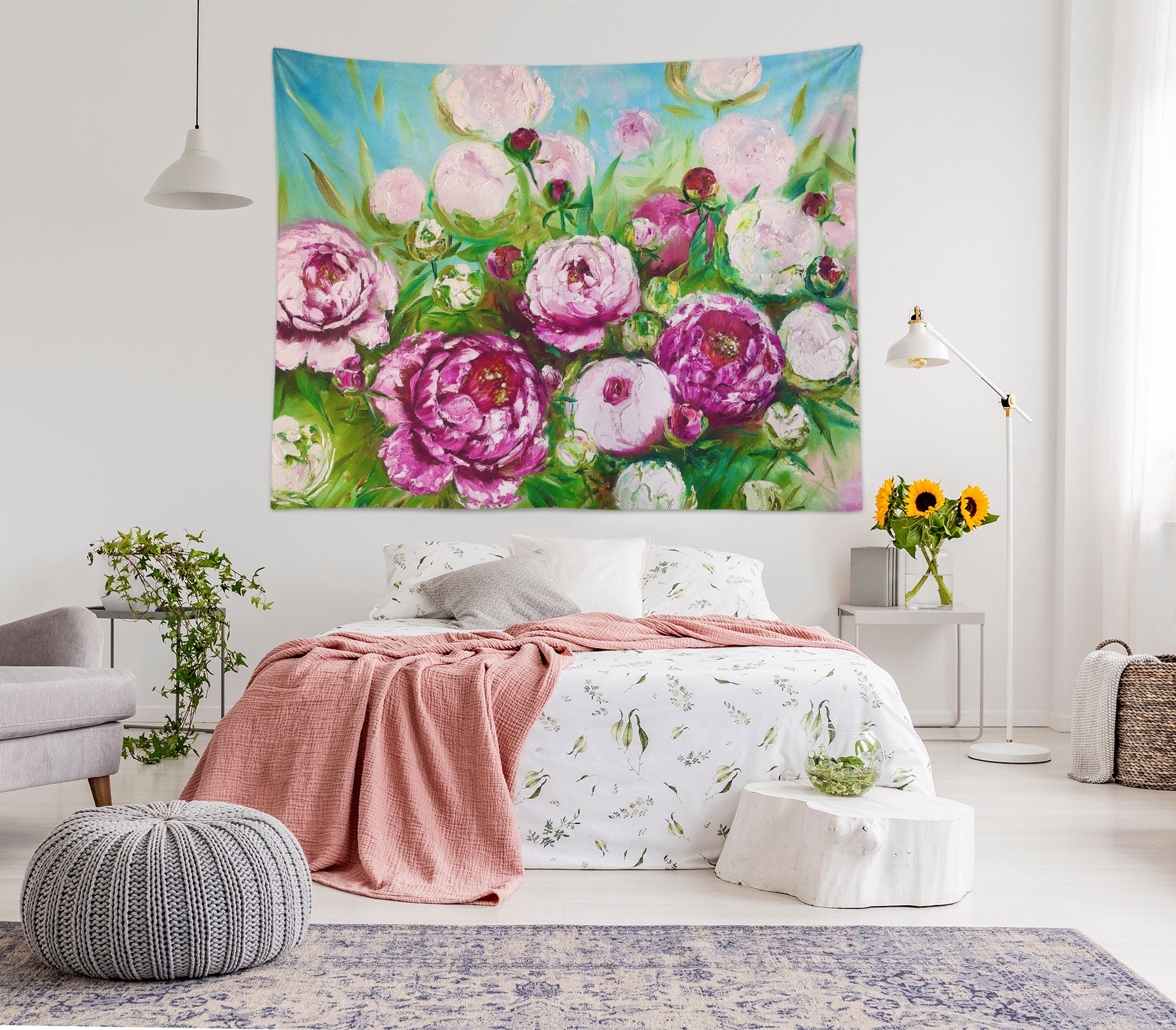 3D Flower Leaf 3404 Skromova Marina Tapestry Hanging Cloth Hang