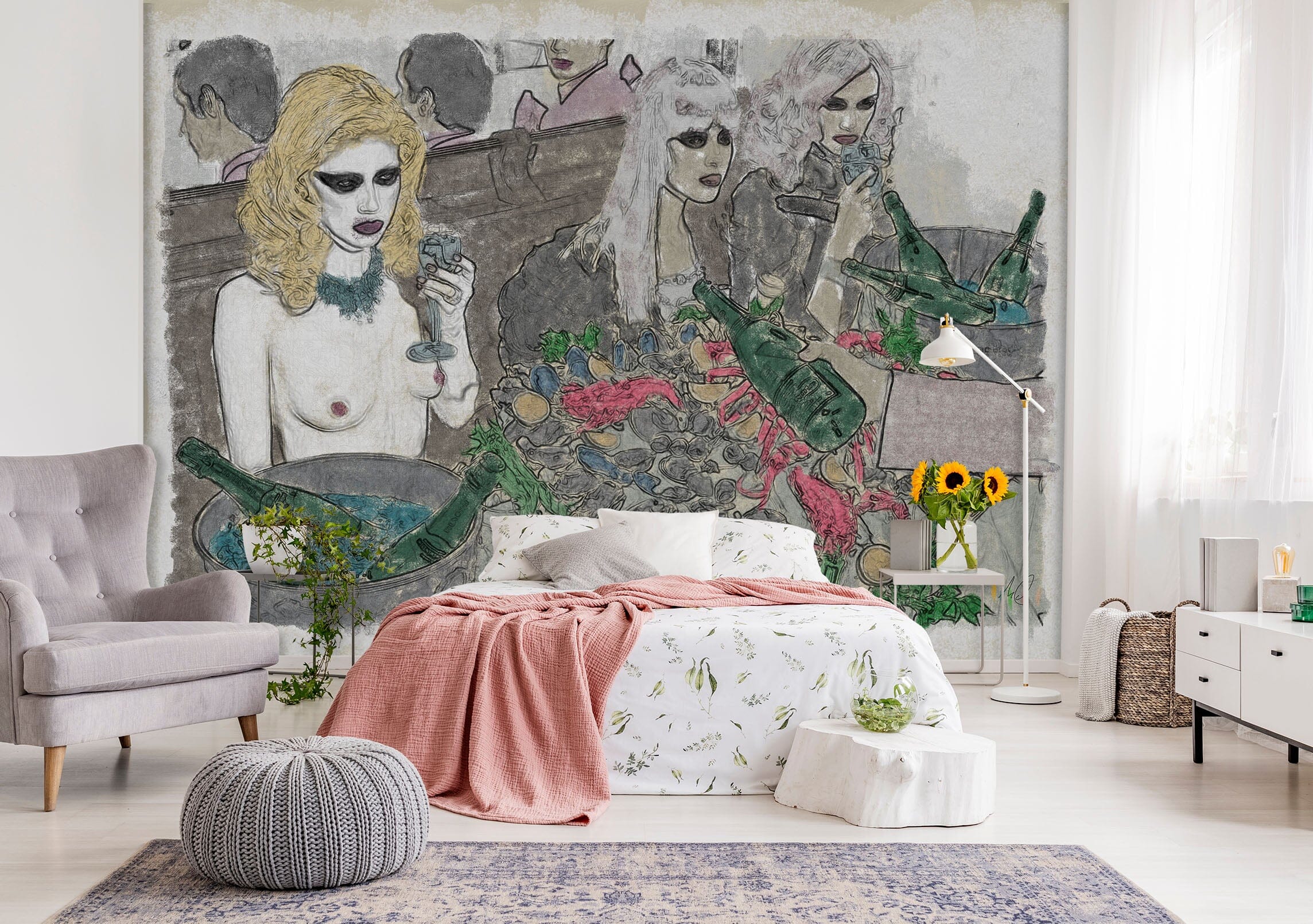 3D Cute Girl 1410 Marco Cavazzana Wall Mural Wall Murals Wallpaper AJ Wallpaper 2 