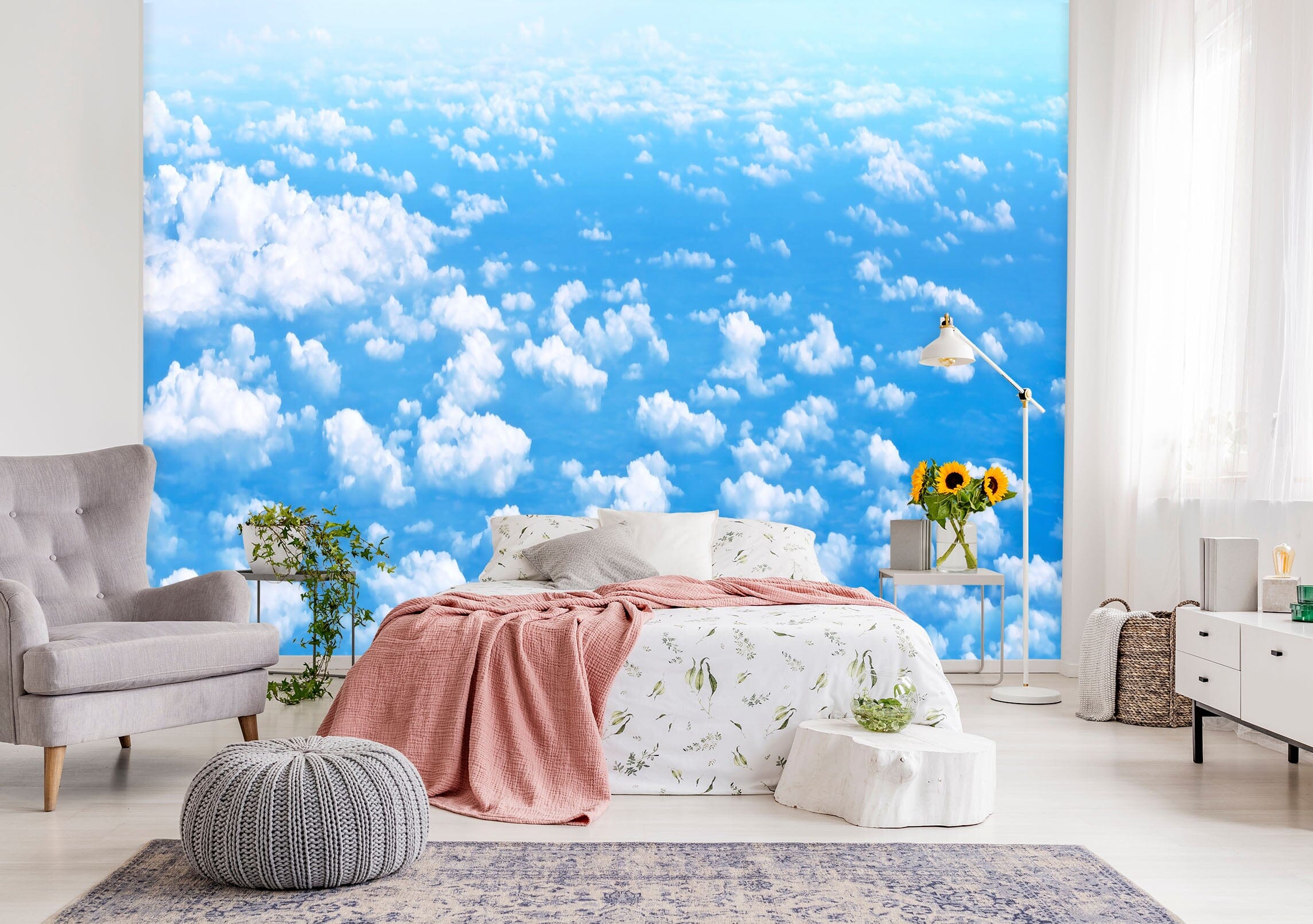 3D Blue Sky 1643 Wall Murals Wallpaper AJ Wallpaper 2 