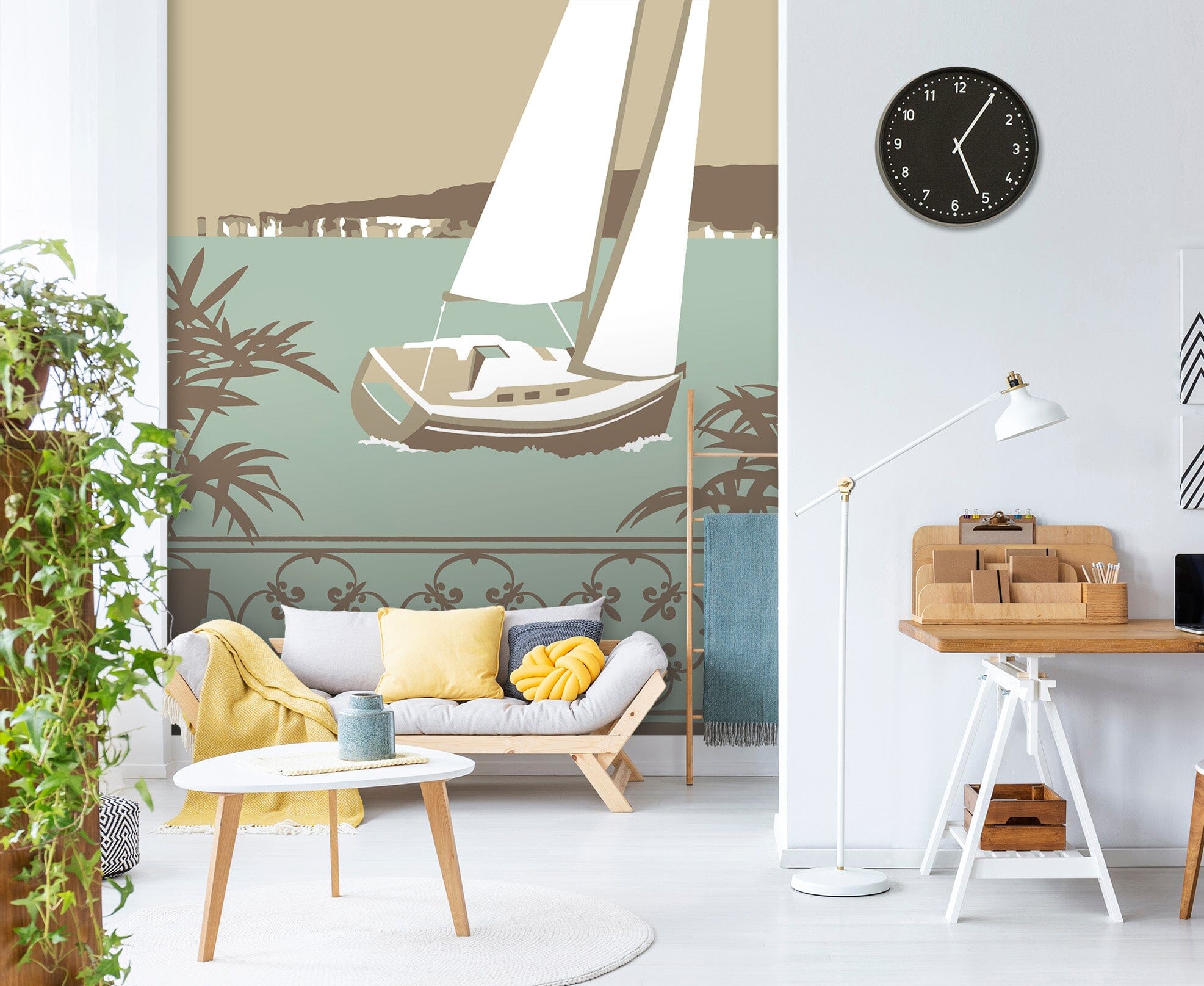 3D Sandbanks Balcony 1052 Steve Read Wall Mural Wall Murals Wallpaper AJ Wallpaper 2 