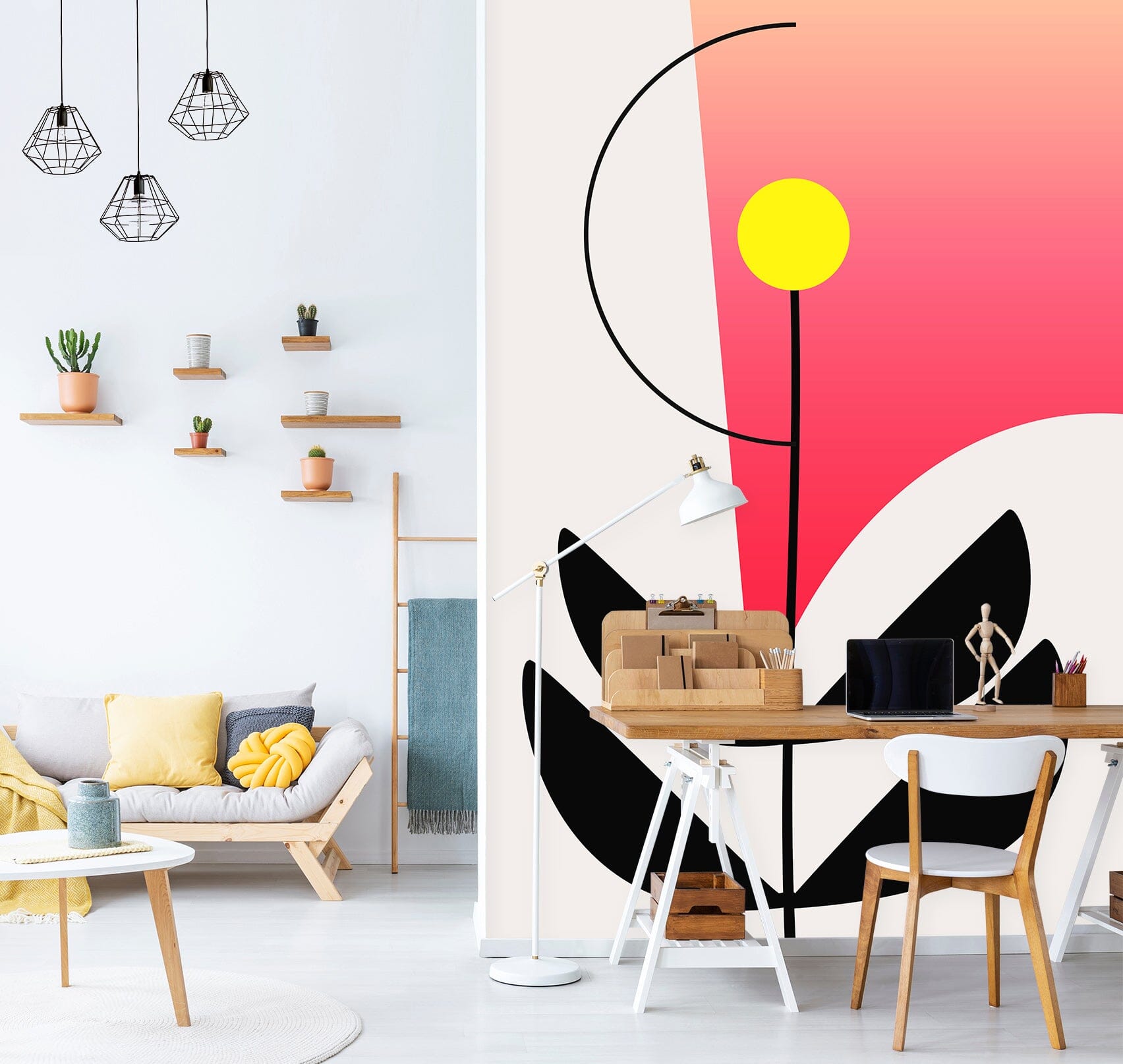 3D Golden Sun 1502 Boris Draschoff Wall Mural Wall Murals Wallpaper AJ Wallpaper 2 