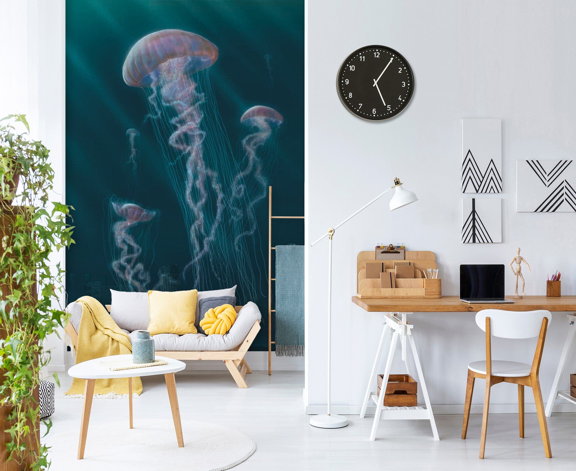 3D Jellyfish Def 1524 Wall Murals Exclusive Designer Vincent Wallpaper AJ Wallpaper 2 