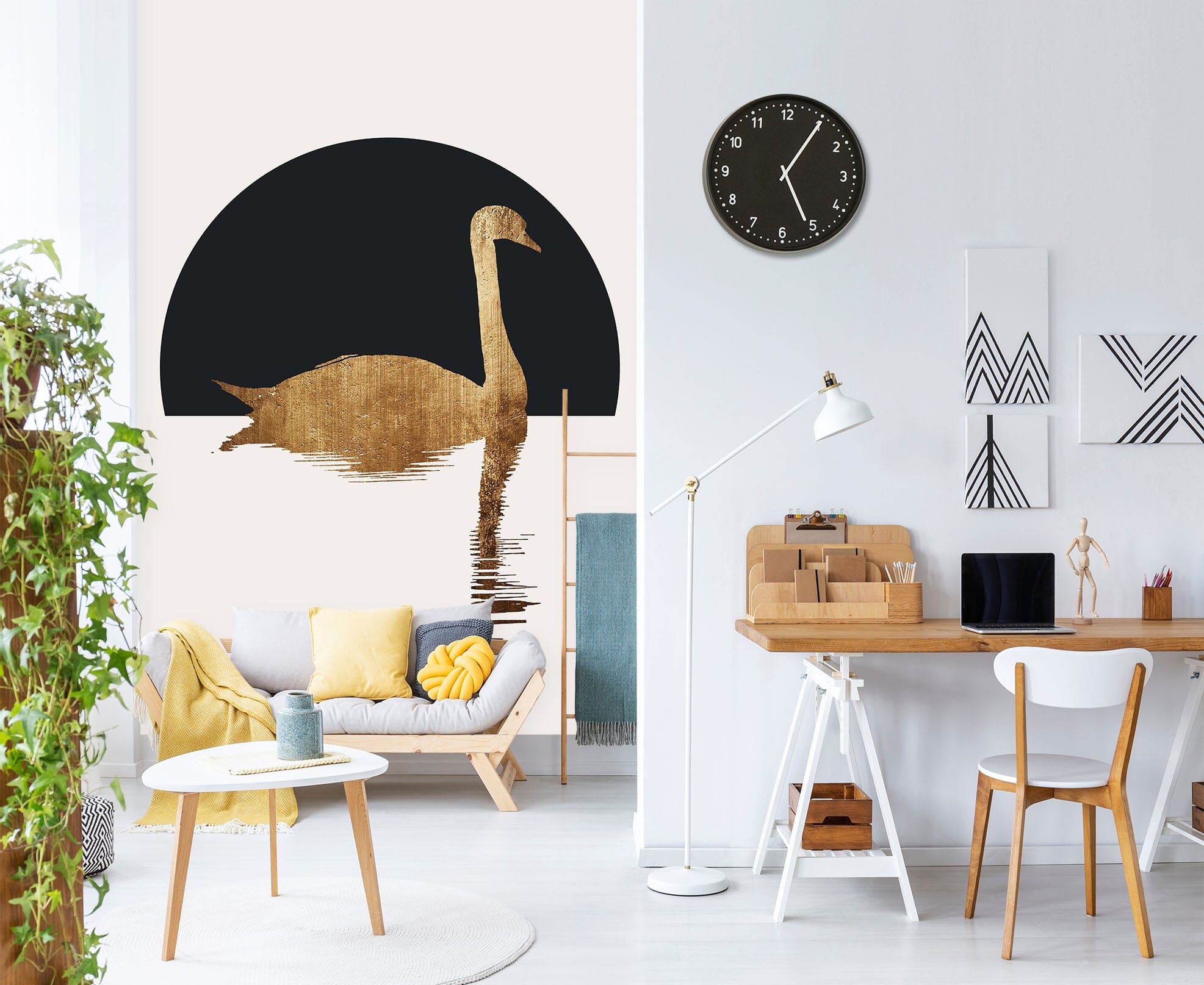 3D Swan Lake 1524 Boris Draschoff Wall Mural Wall Murals Wallpaper AJ Wallpaper 2 