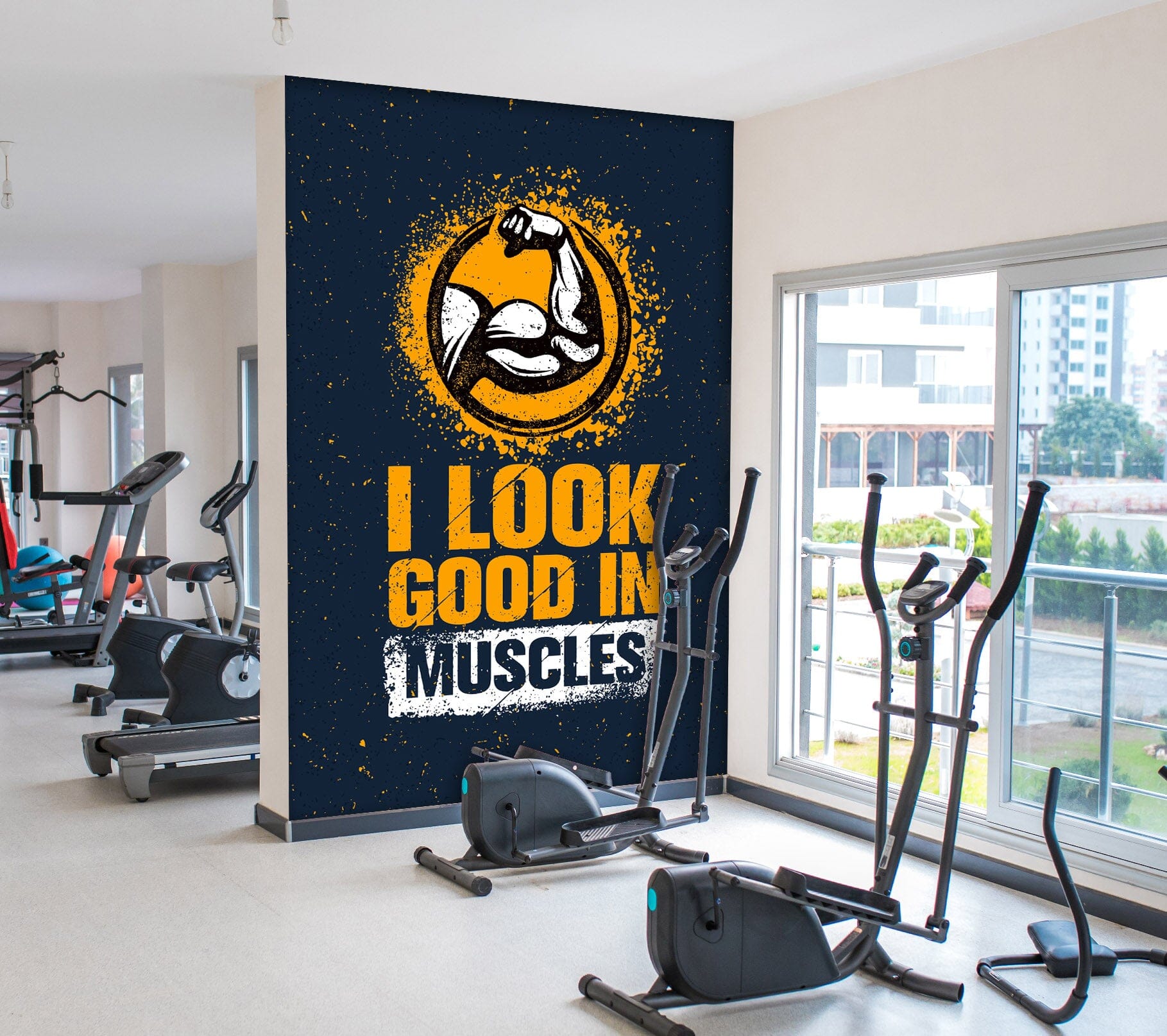3D Yellow Letters 281 Wall Murals Wallpaper AJ Wallpaper 2 