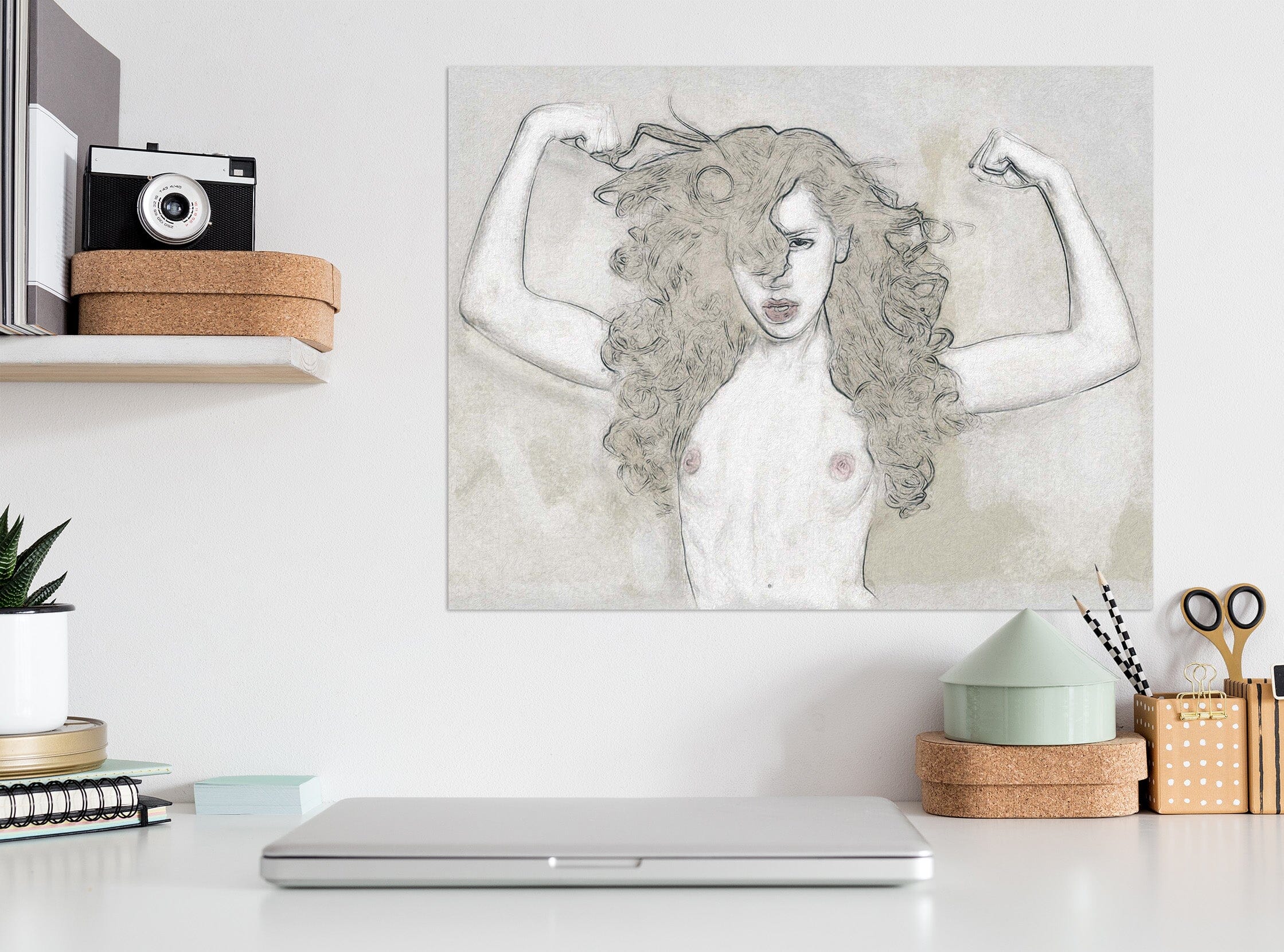 3D Cute Girl 017 Marco Cavazzana Wall Sticker Wallpaper AJ Wallpaper 2 