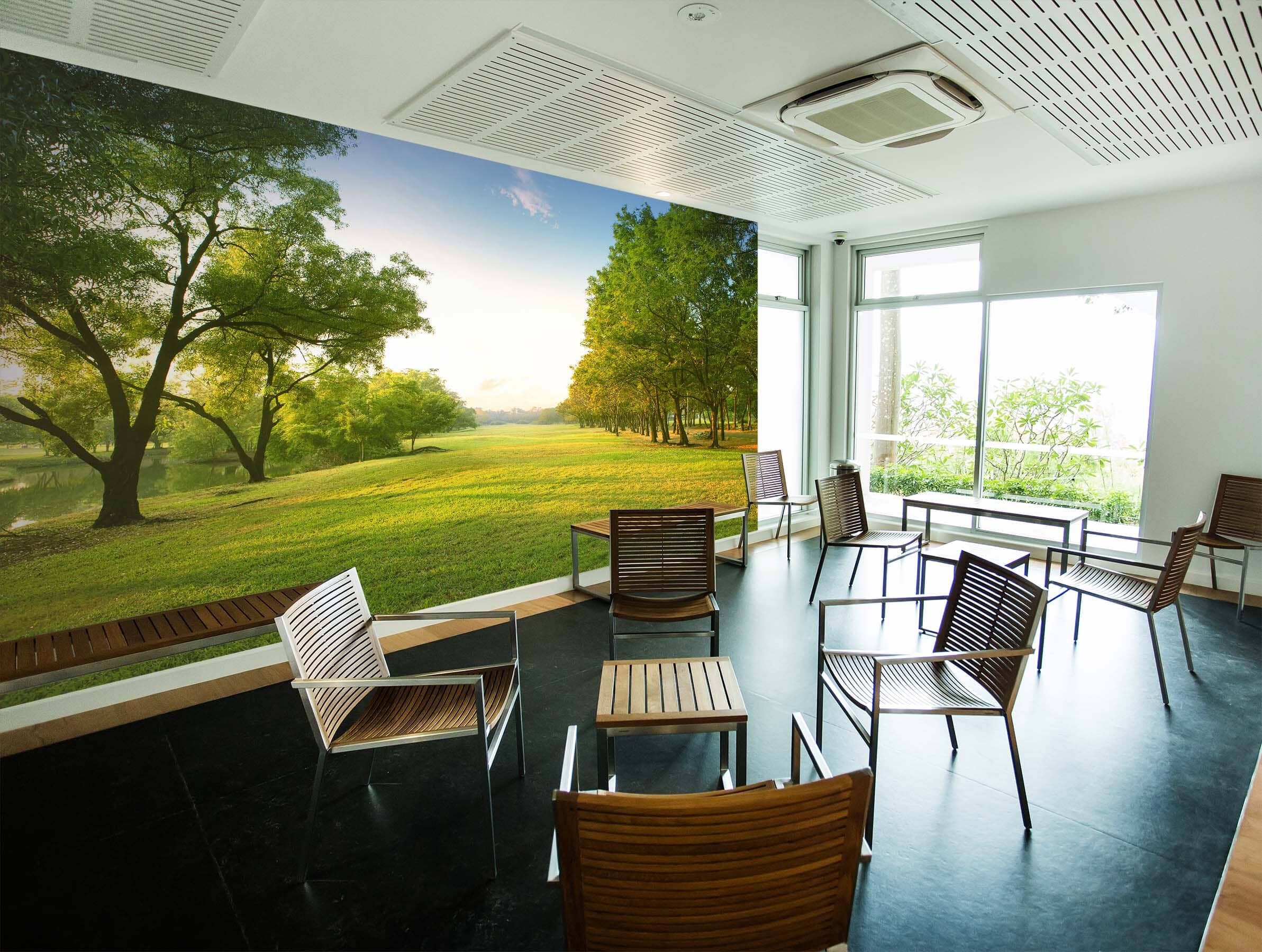 3D Grey Building 1401 Wall Murals Wallpaper AJ Wallpaper 2 
