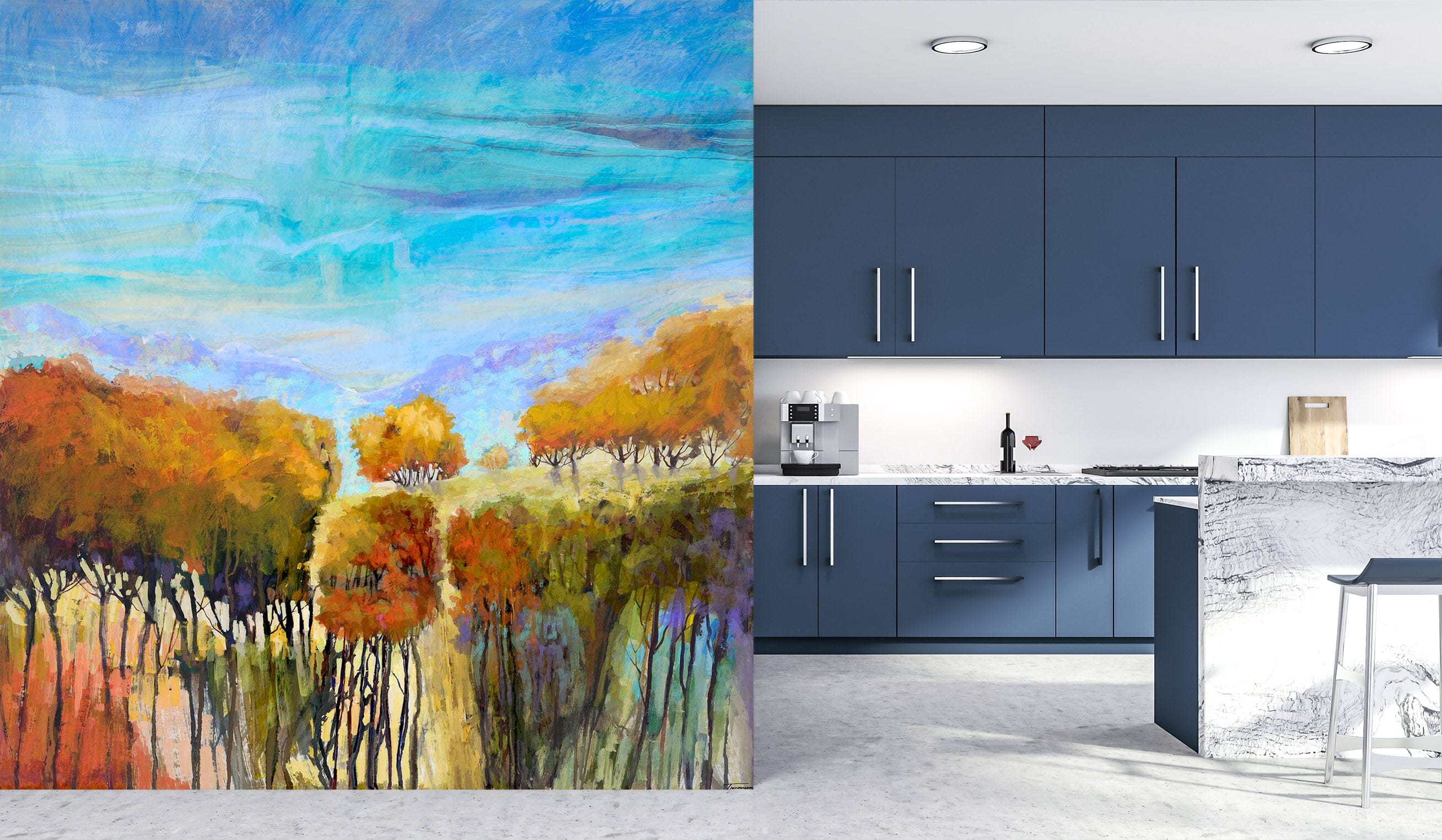 3D Painted Forest 1514 Michael Tienhaara Wall Mural Wall Murals Wallpaper AJ Wallpaper 2 