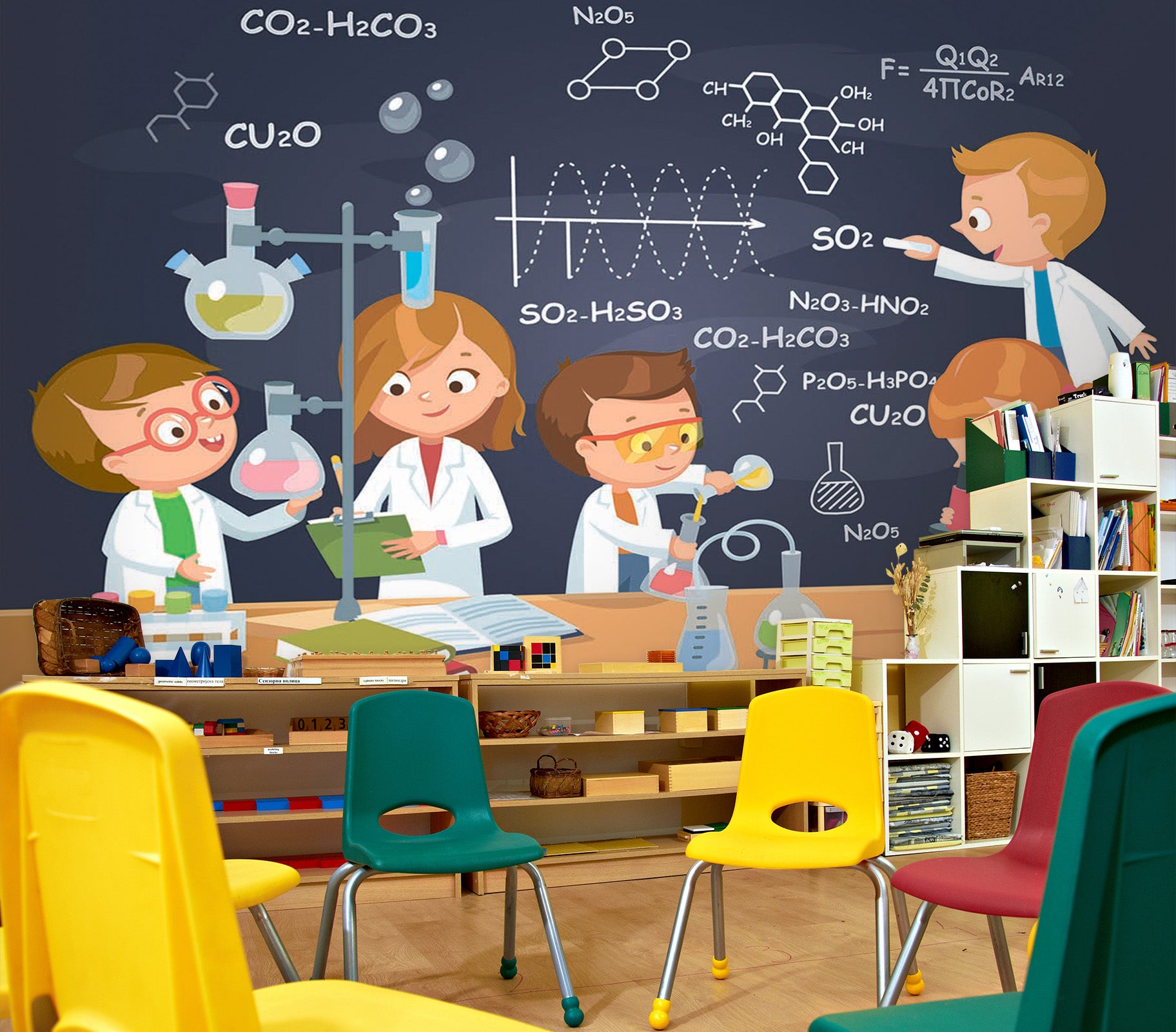 3D Chemical Reagent 176 Wall Murals