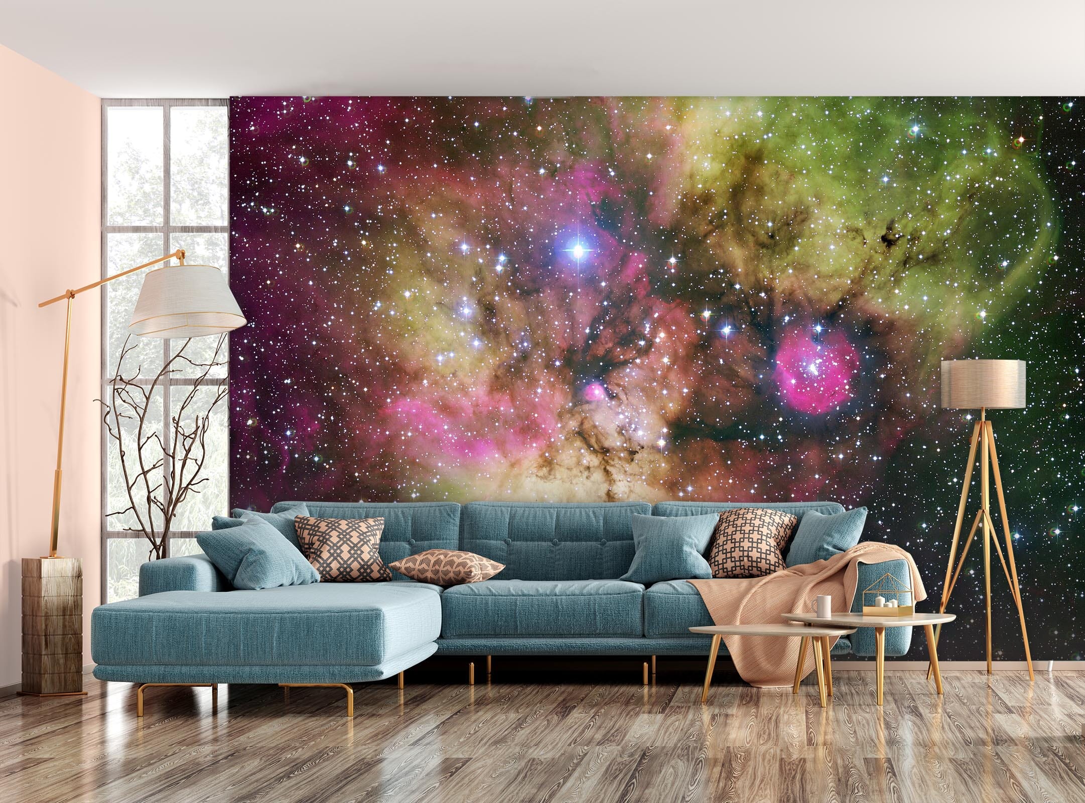 3D Purple Starry Sky 143 Wall Murals Wallpaper AJ Wallpaper 2 