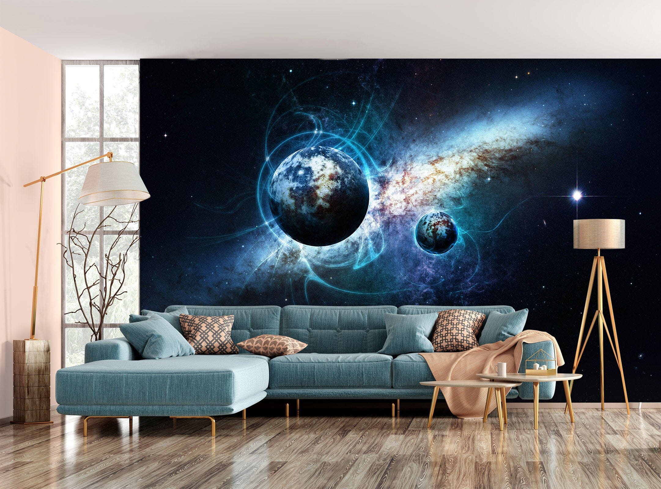 3D Space Planet 1413 Wall Murals Wallpaper AJ Wallpaper 2 