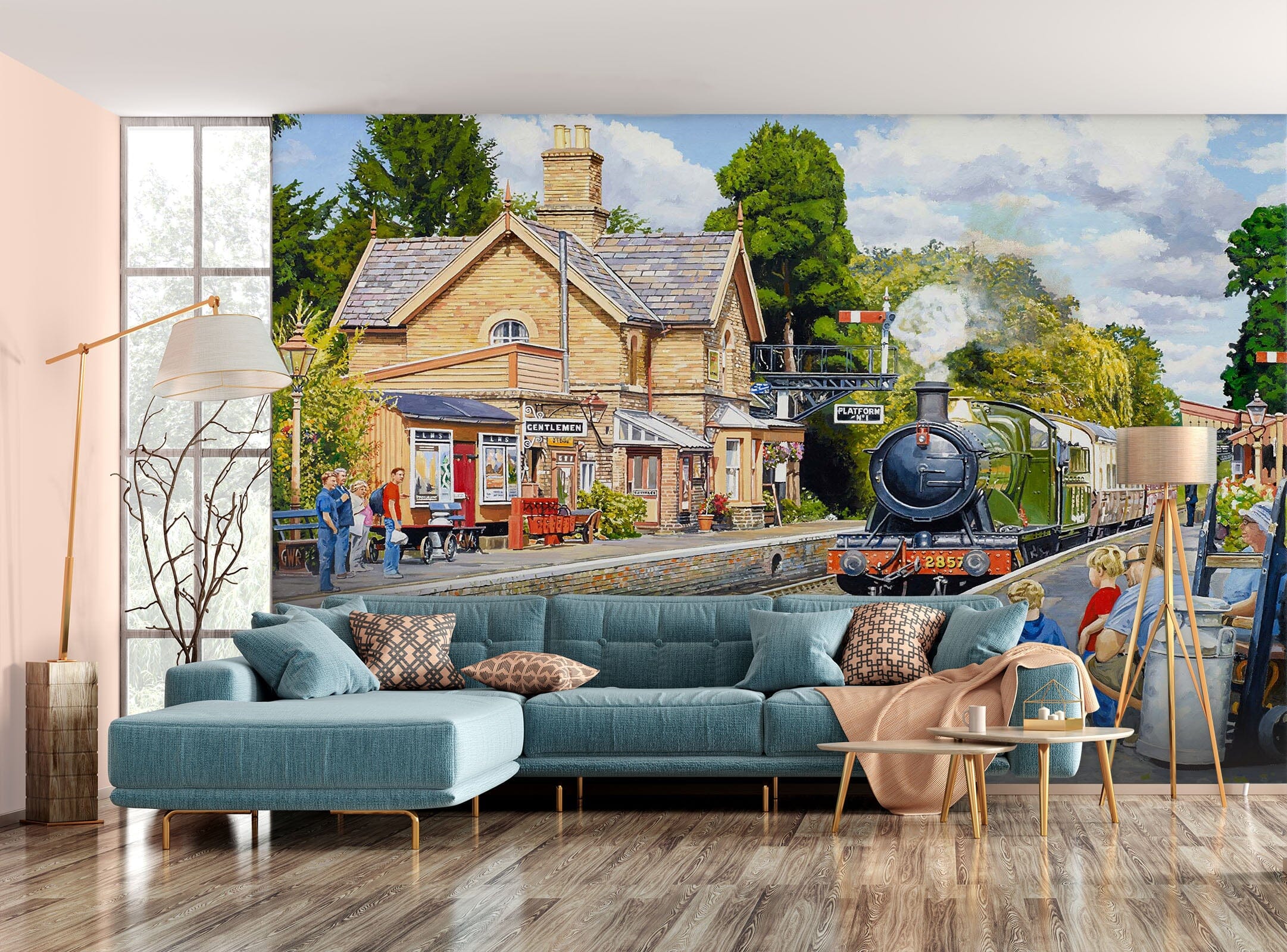 3D Train 1026 Trevor Mitchell Wall Mural Wall Murals Wallpaper AJ Wallpaper 2 