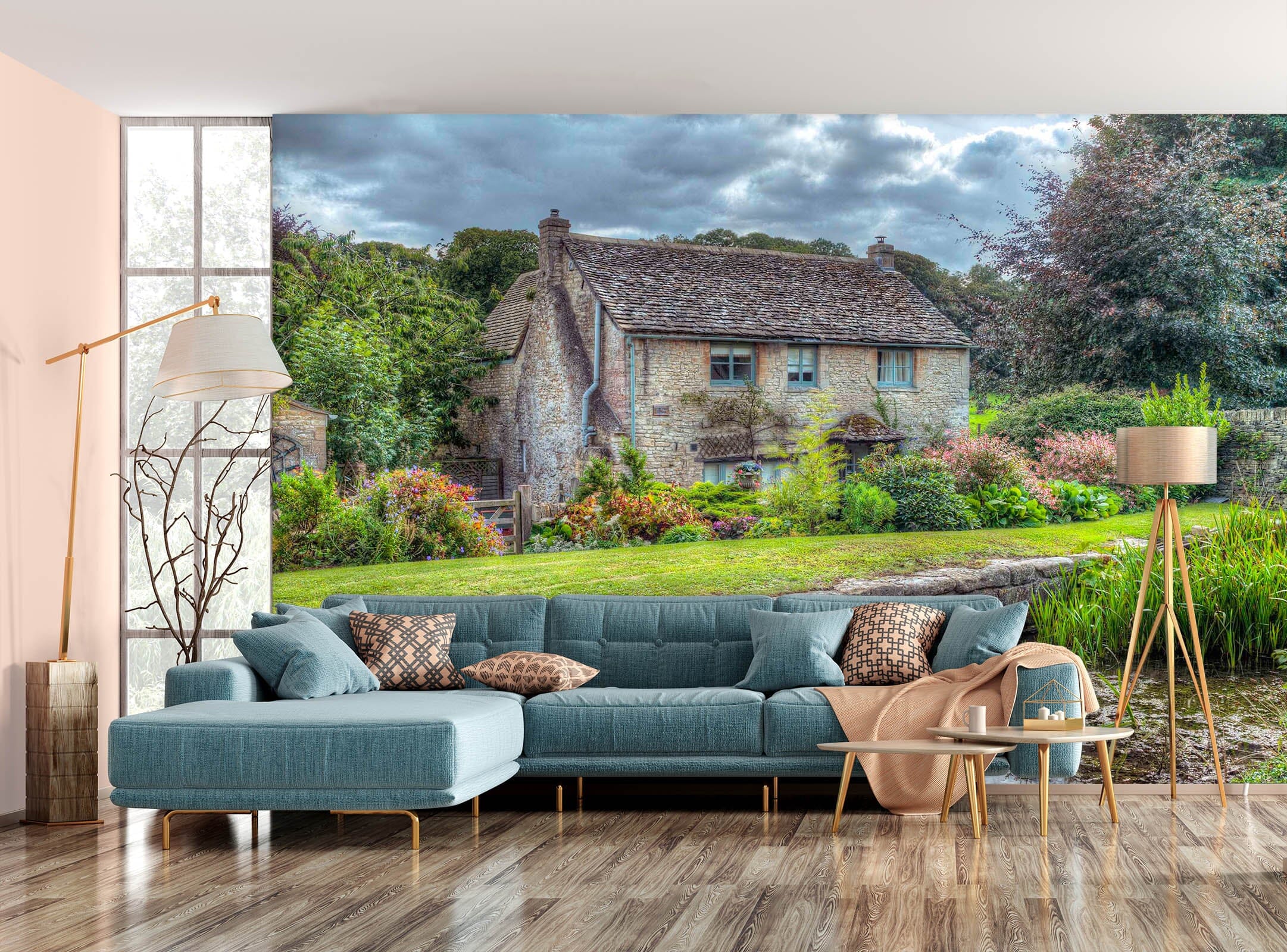 3D Country Estate 1408 Assaf Frank Wall Mural Wall Murals Wallpaper AJ Wallpaper 2 
