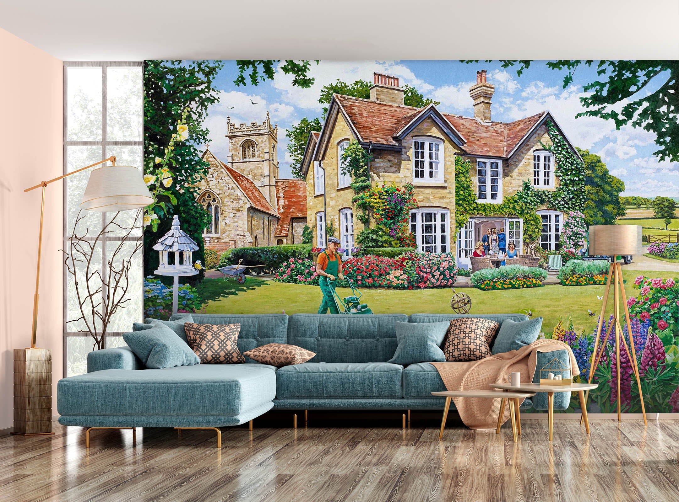 3D The Vicarage 1069 Trevor Mitchell Wall Mural Wall Murals Wallpaper AJ Wallpaper 2 