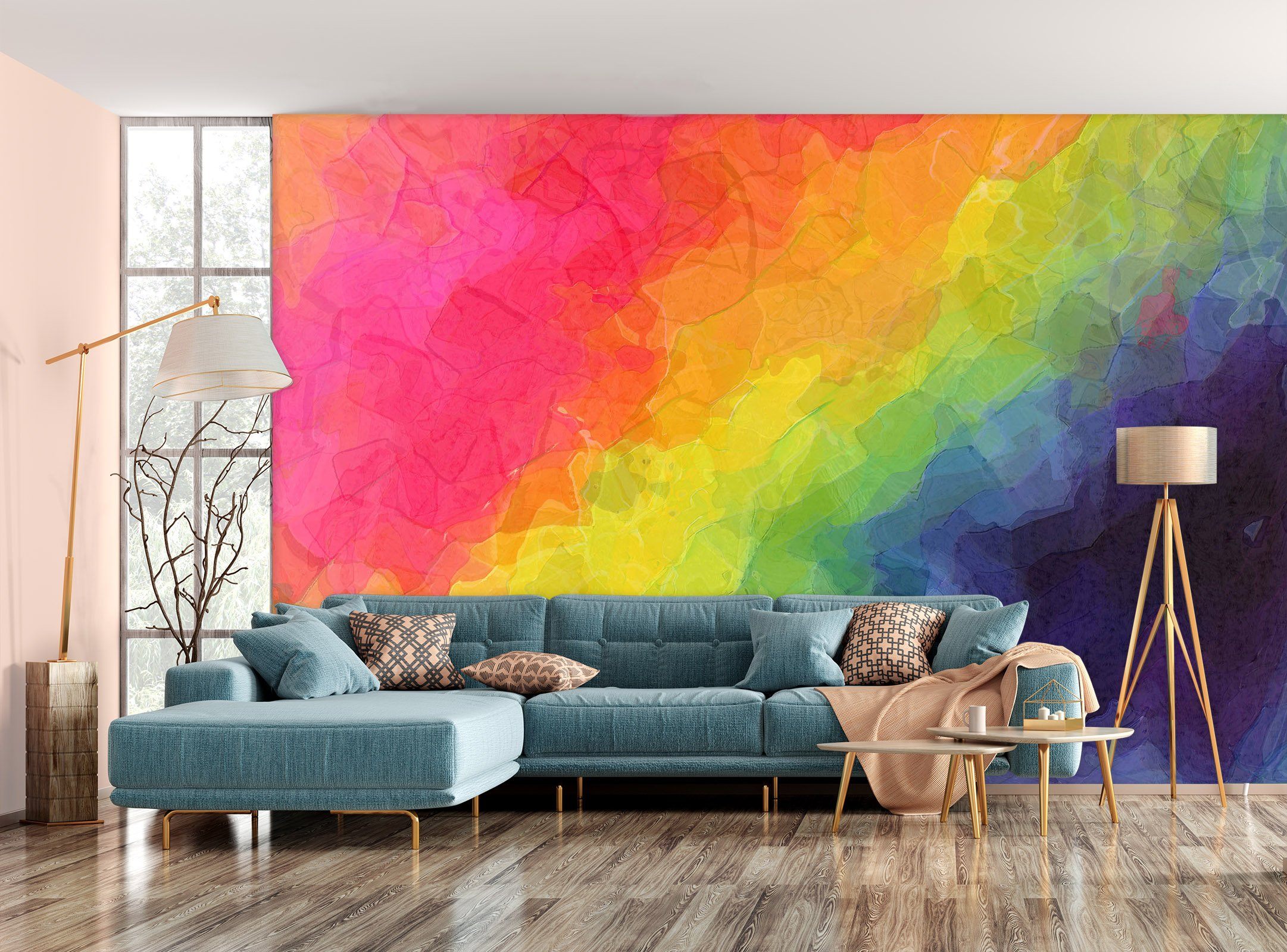 3D Bright Colors 1405 Shandra Smith Wall Mural Wall Murals Wallpaper AJ Wallpaper 2 