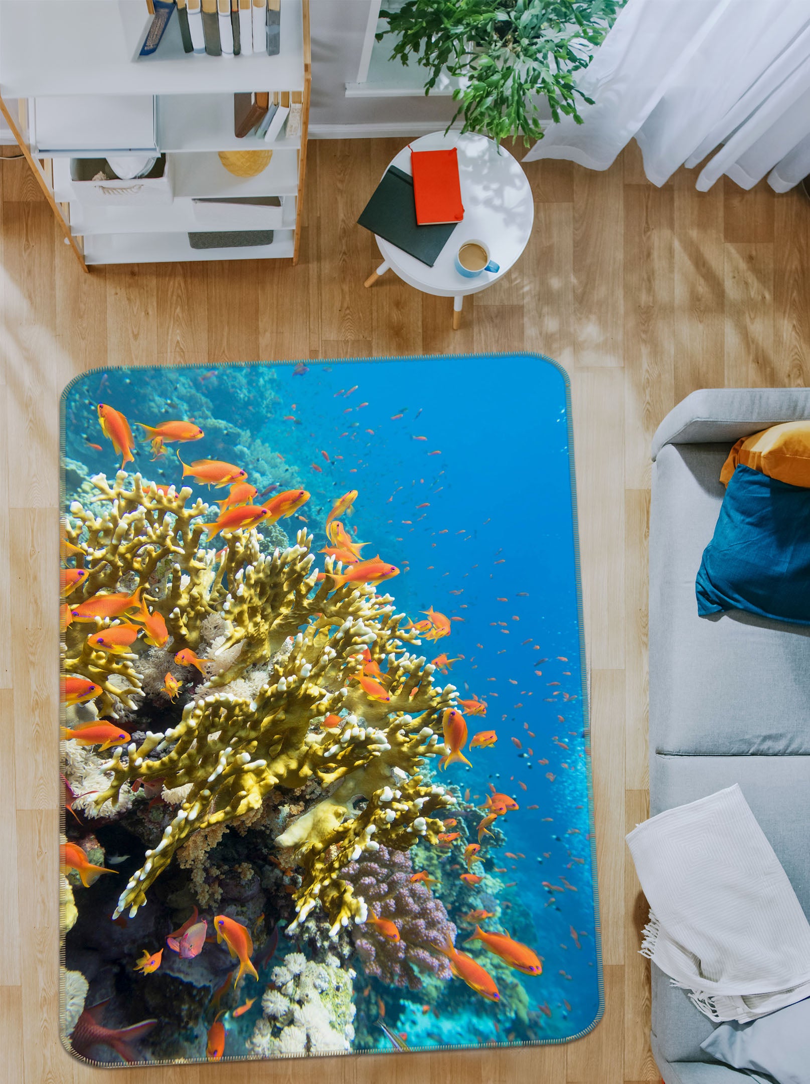3D Coral Fish 26201 Non Slip Rug Mat